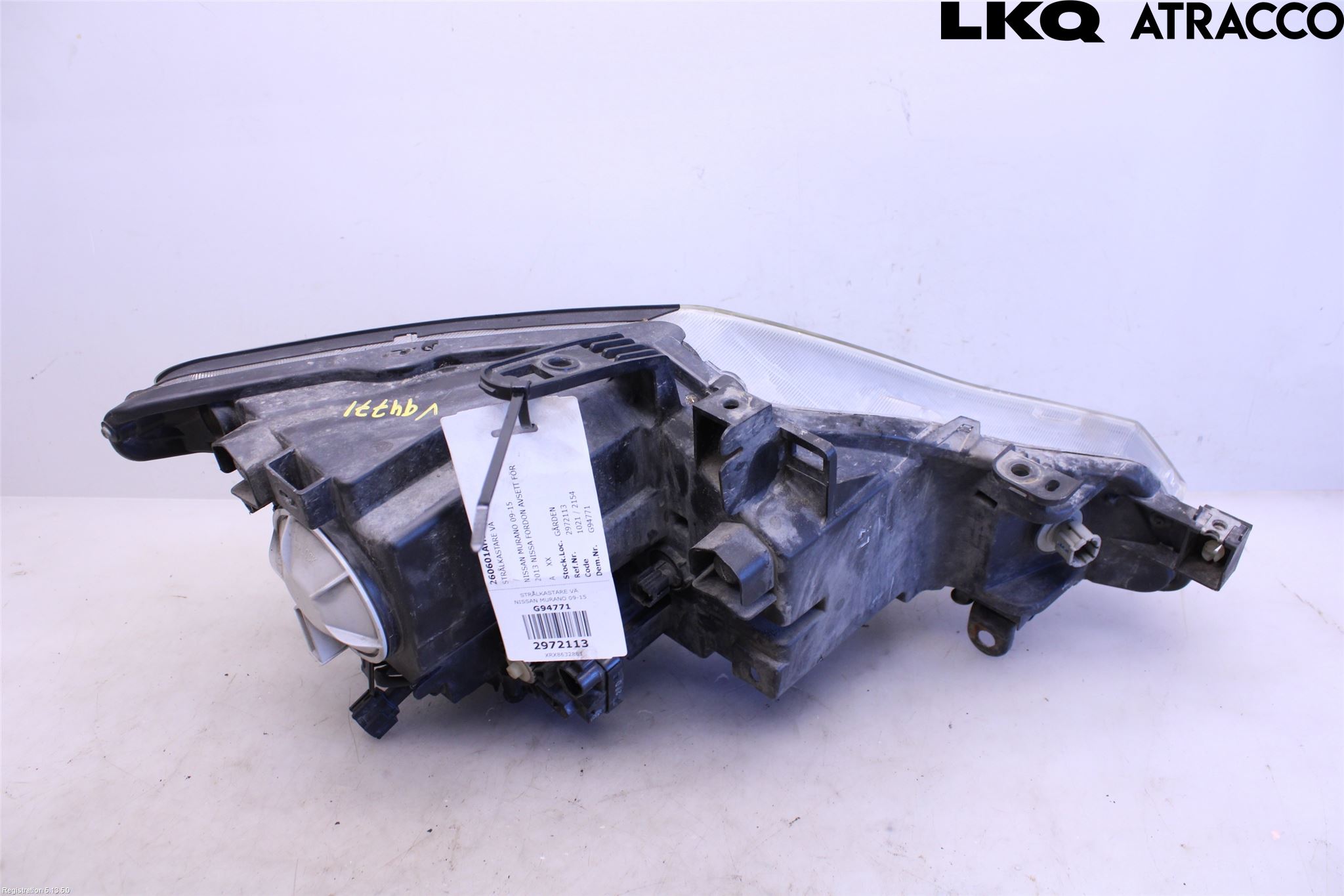 Nissan MURANO 09-15 Frontlykt Venstre