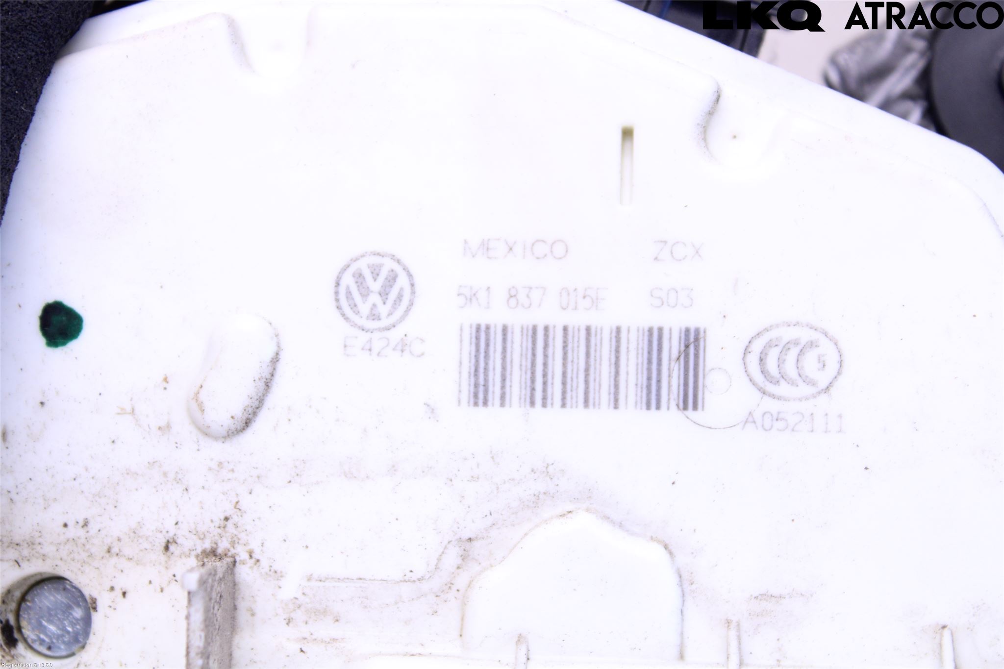 Volkswagen VW GOLF SPORTSVAN 15-20 Dørlås - Låsekasse