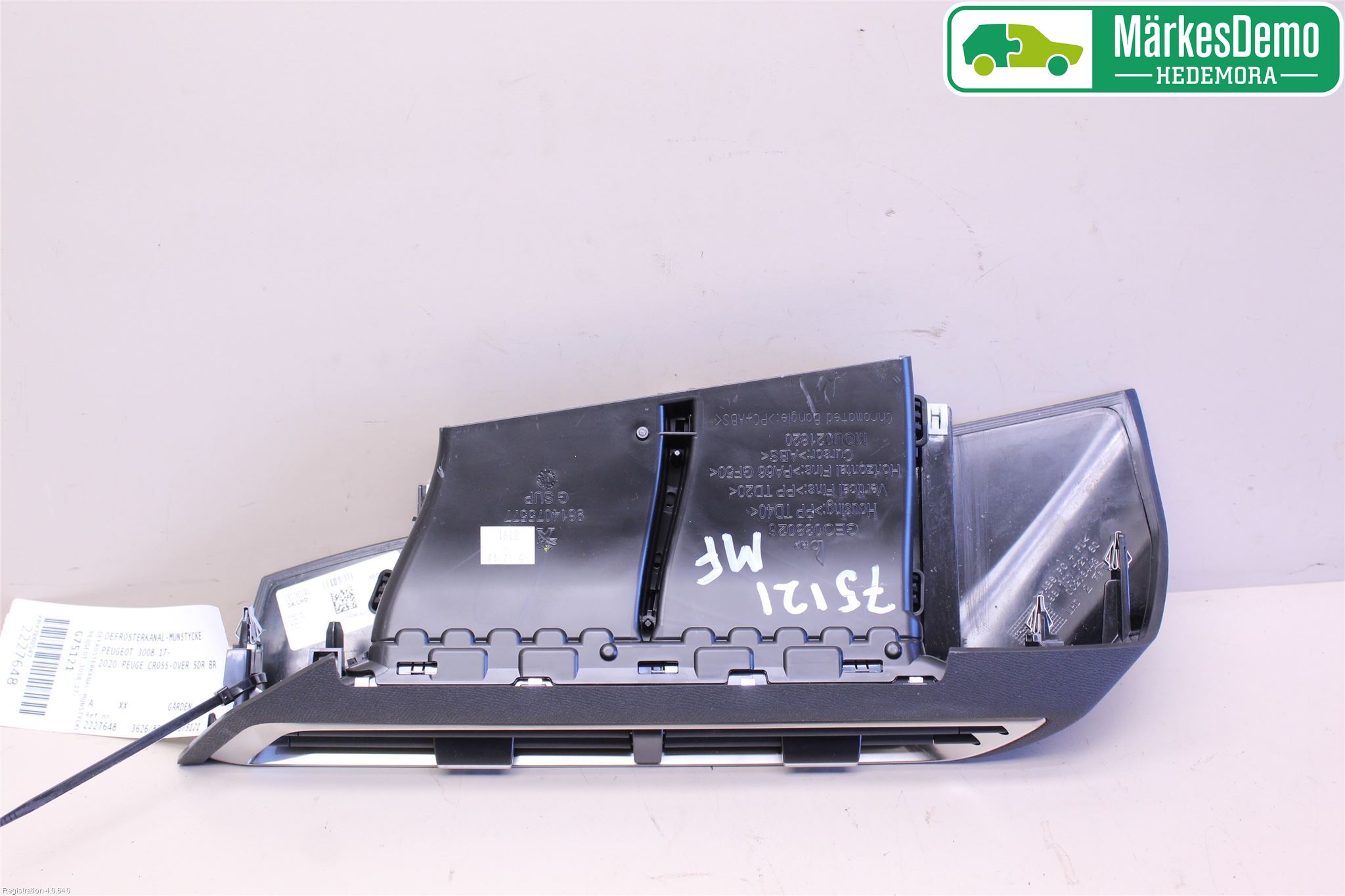 Peugeot 3008 17-24 Dashbord Kanal - Dyse