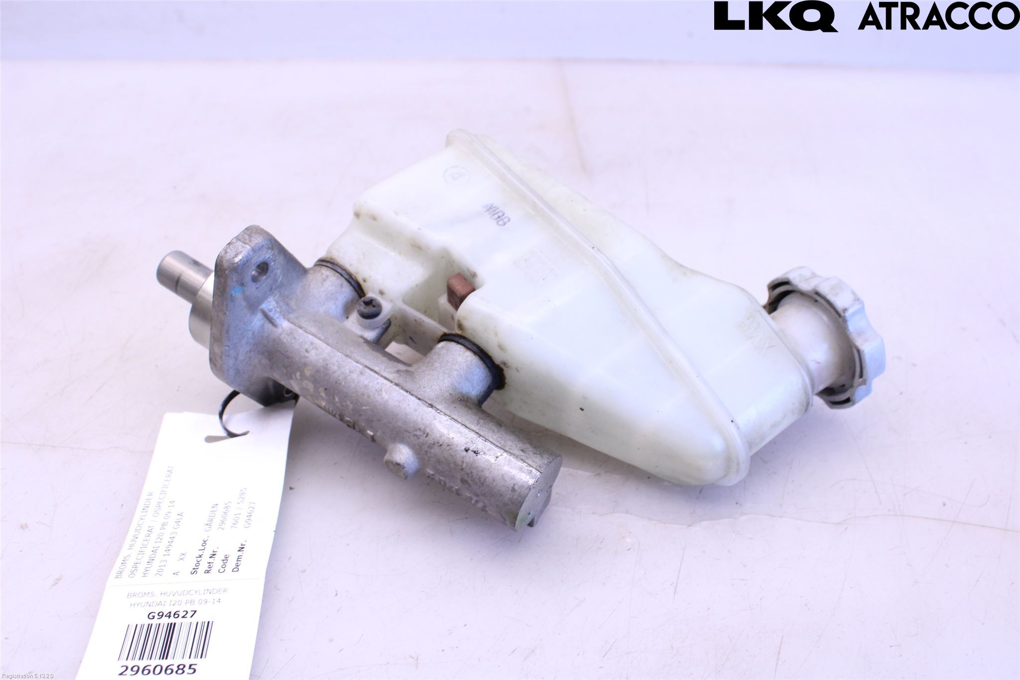 Hyundai i20 PB 09-14 Brems Hovedsylinder