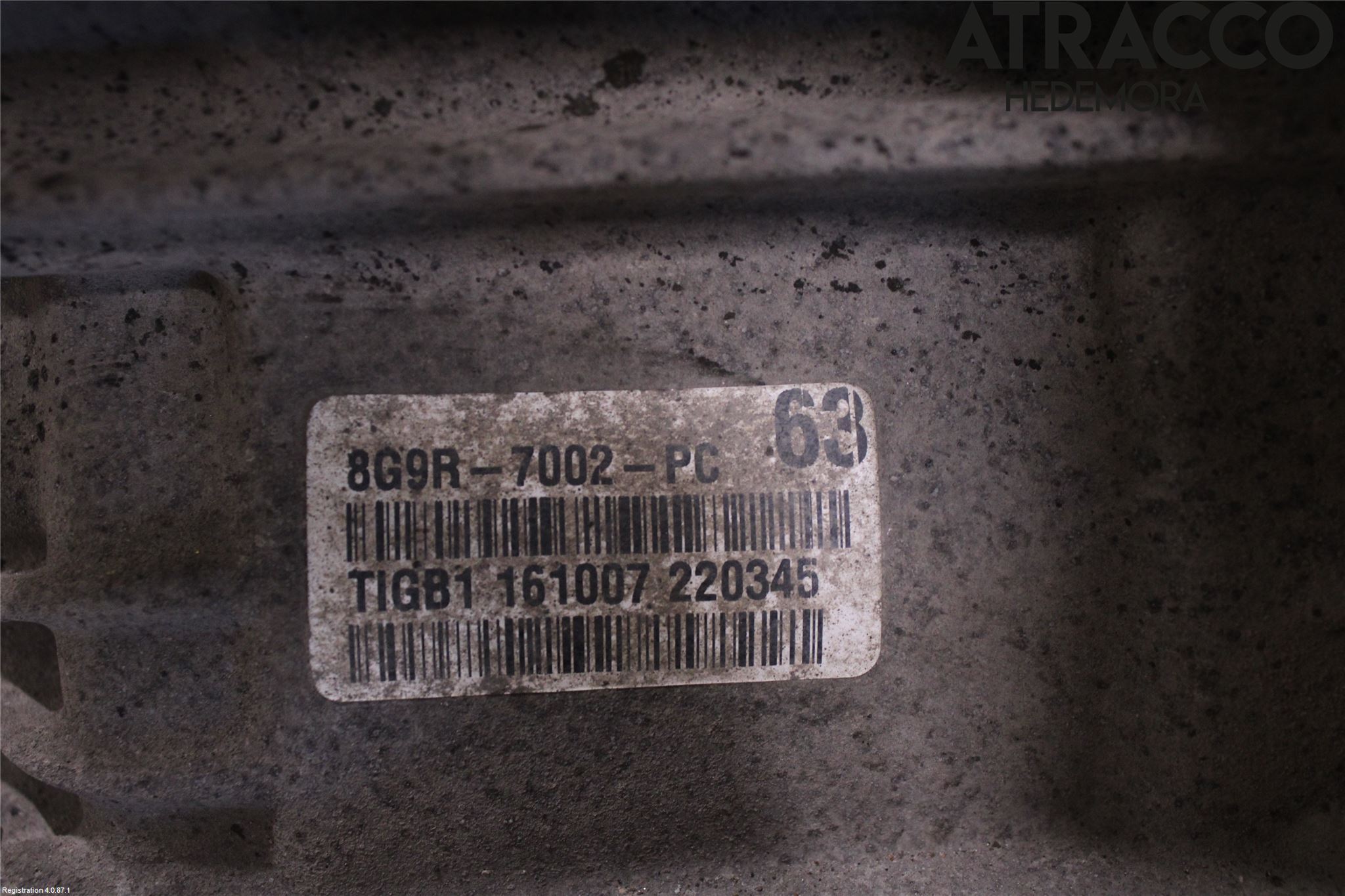 Volvo C30 07-10 Gearkasse 6 Trinn