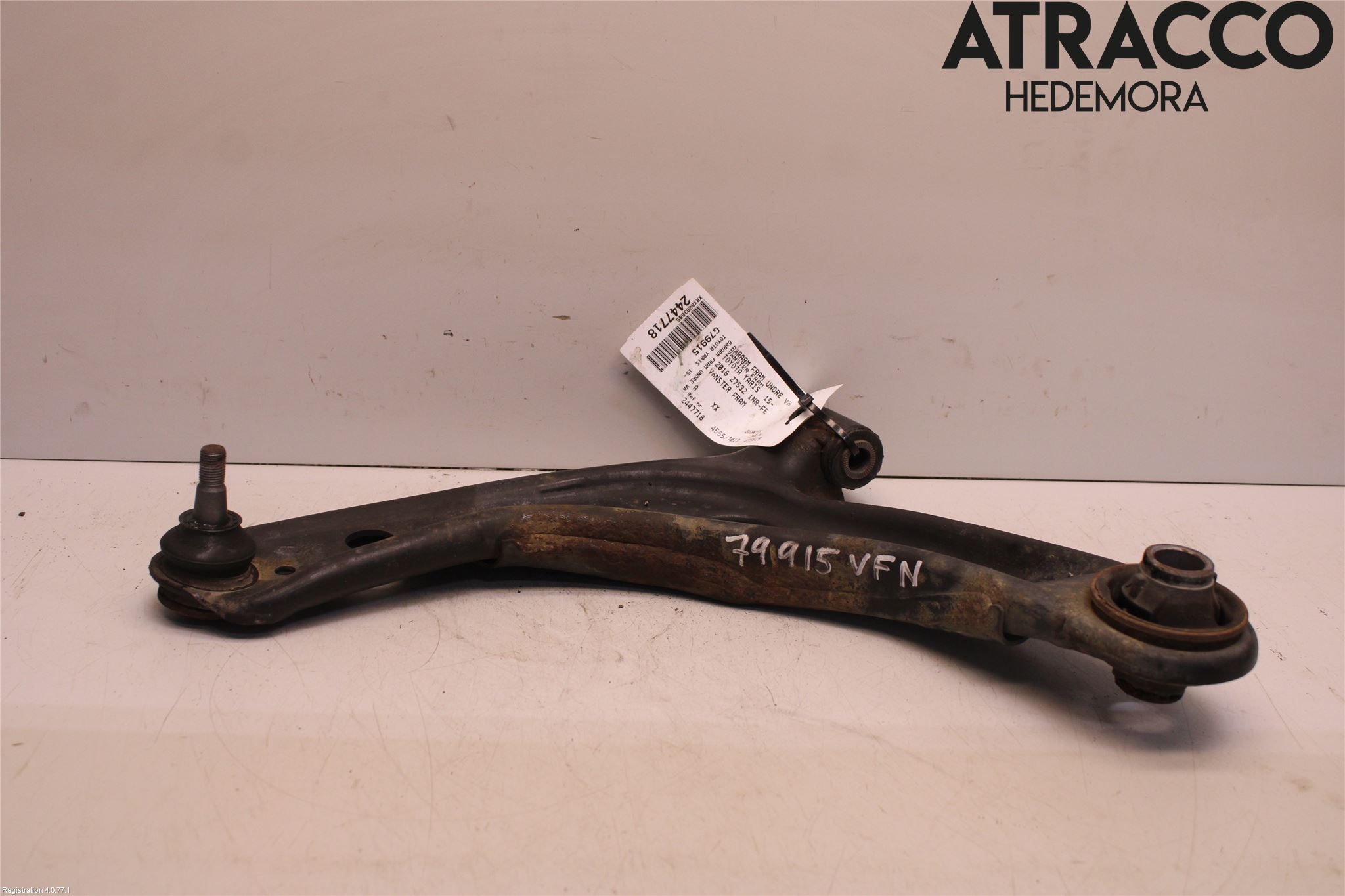 Toyota YARIS XP130 15-20 Bærearm Foran Venstre Nedre