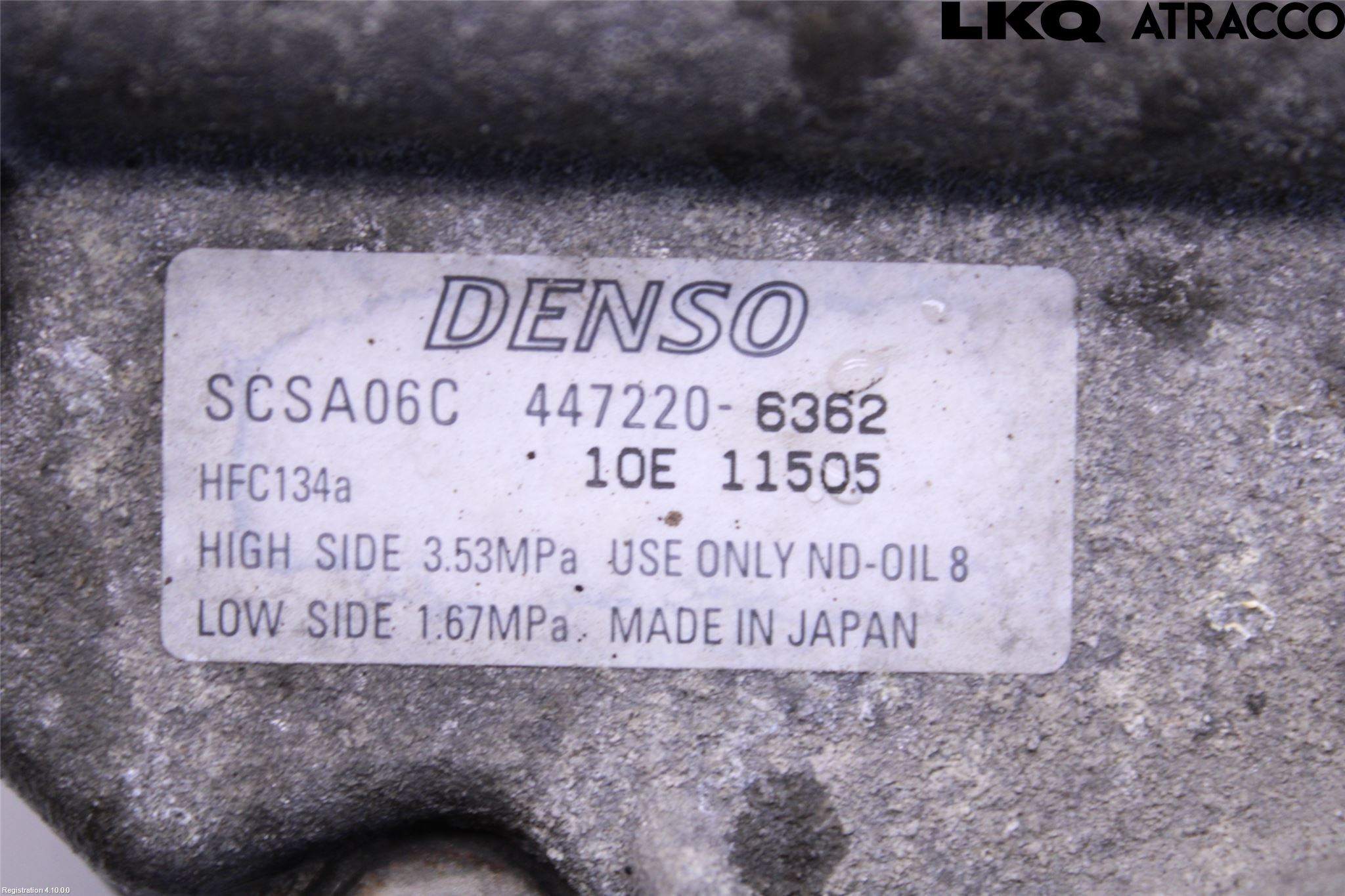 Toyota COROLLA 02-07 Varme Ac Kompressor