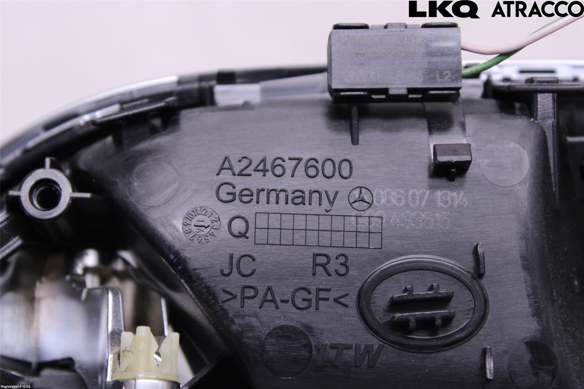 Mercedes-Benz MB B-KLASS (W246/W242) 12-19 Innr Dørhandtak H Indre