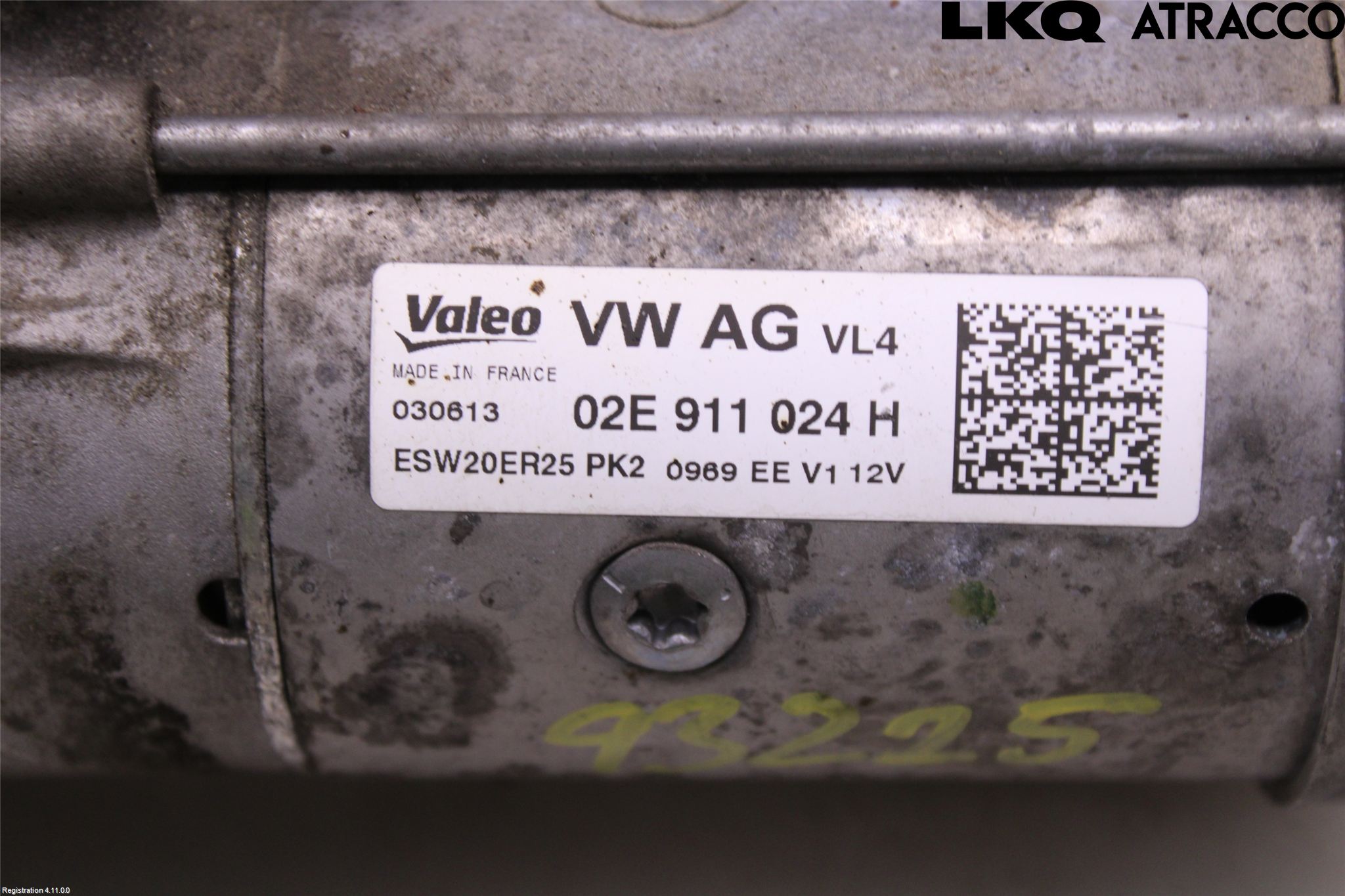 Volkswagen VW PASSAT 11-14 Startmotor Diesel