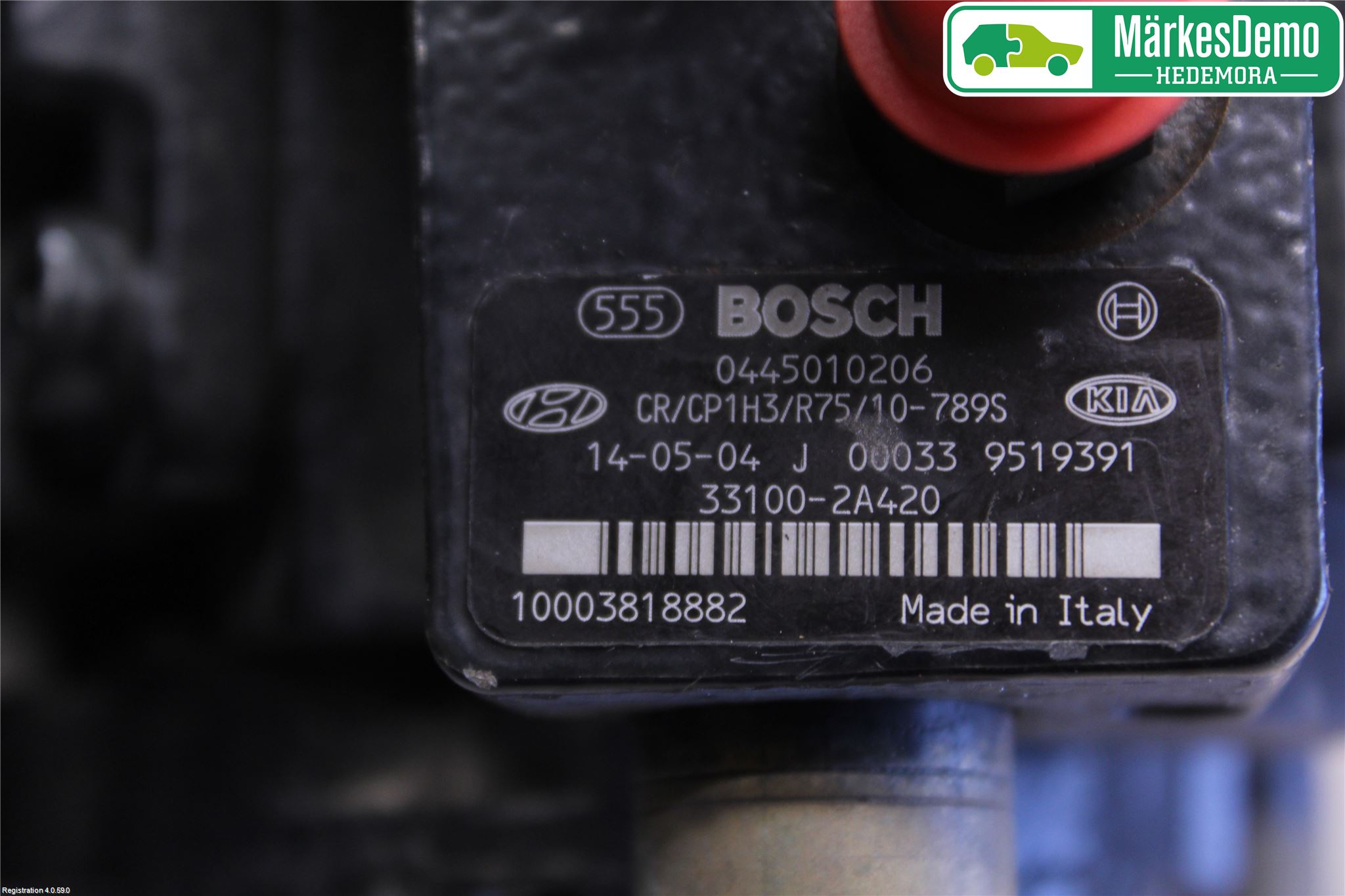 Kia CEED 12-18 Drivstoff Dieselpumpe Hoved