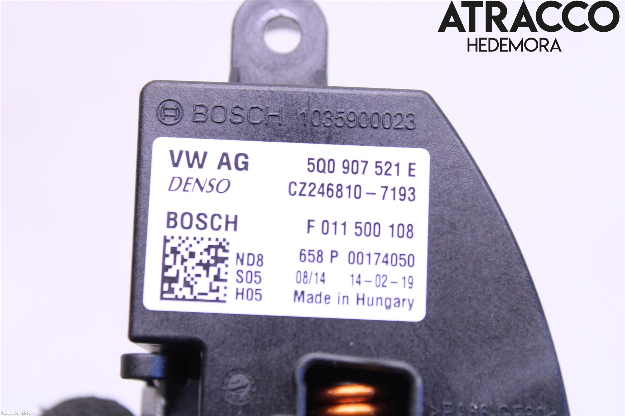 Volkswagen VW GOLF / E-GOLF VII 13-20 Varmeapparat Viftemotstand