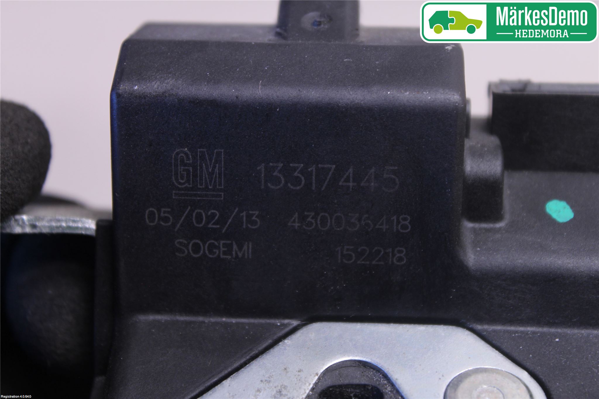 Opel CORSA D 07-14 Bakluke-Lokk Låsekasse