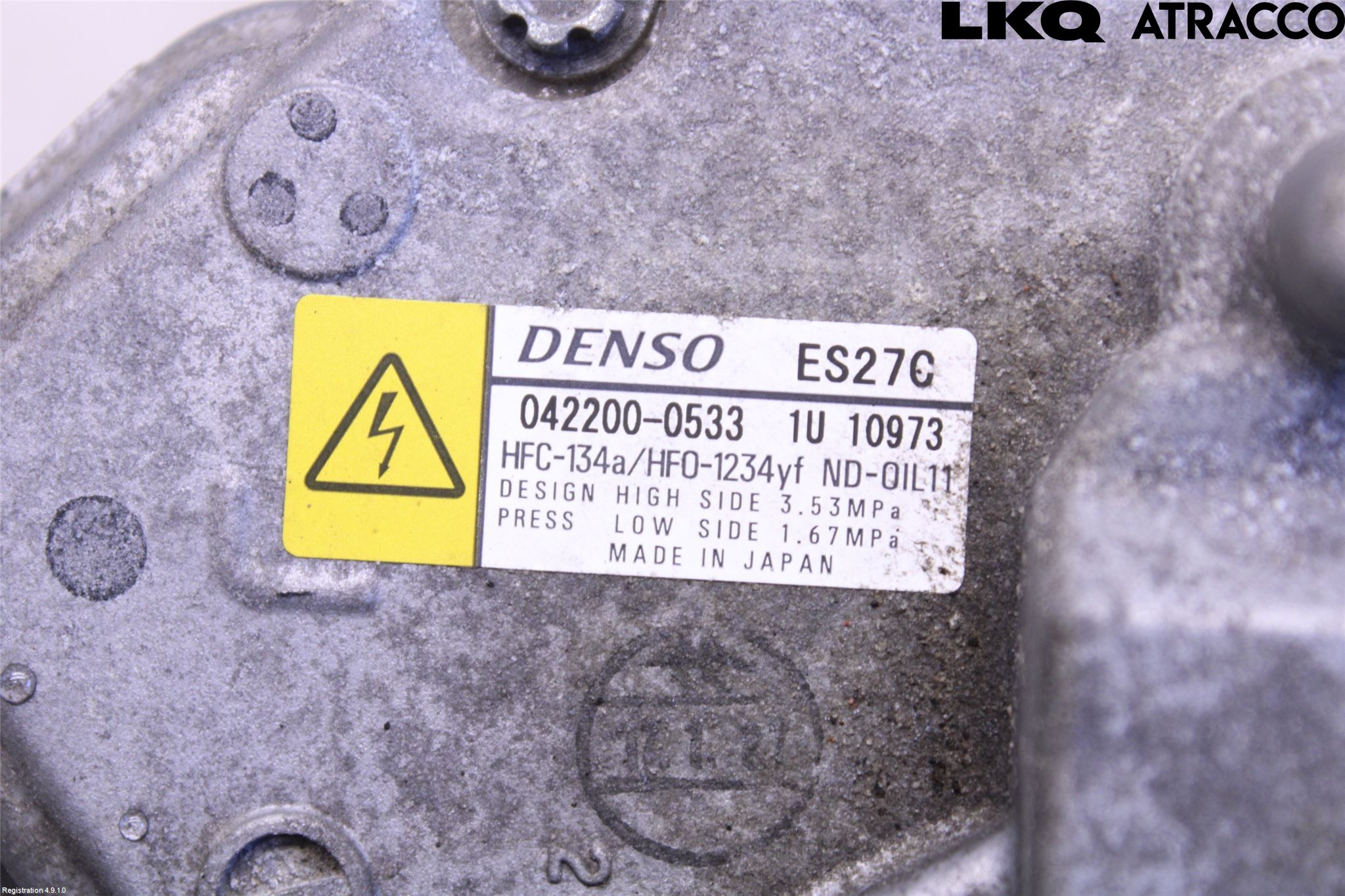 Lexus NX 300h 15-21 Varme Ac Kompressor