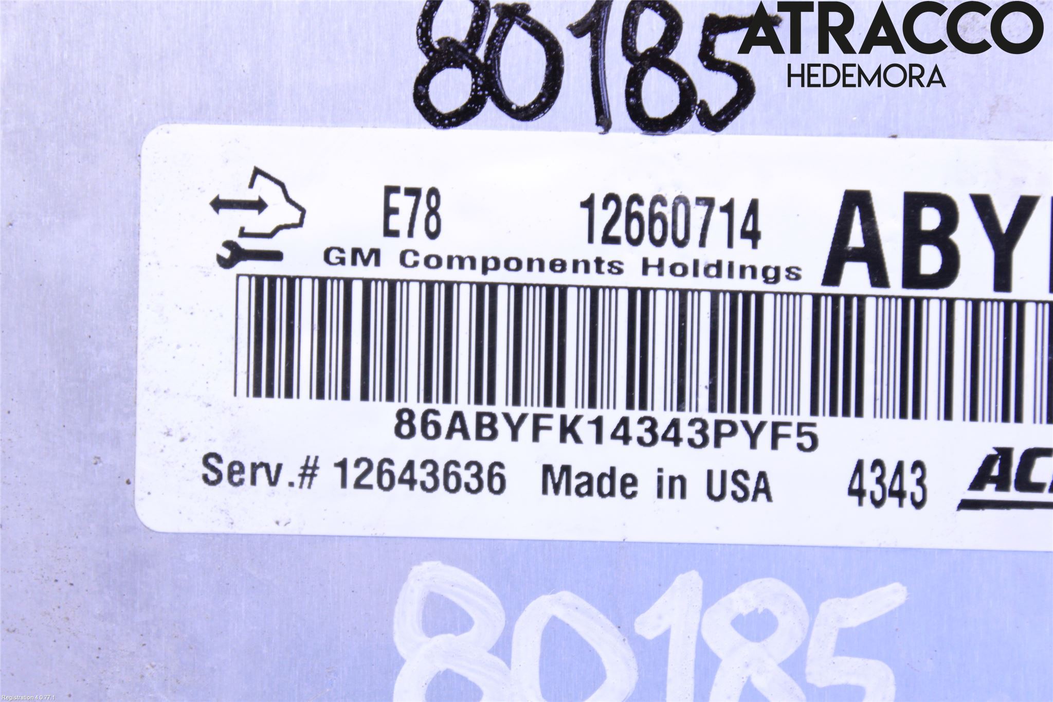 Opel ASTRA J 10-15 Styreenhet Innsprøytning