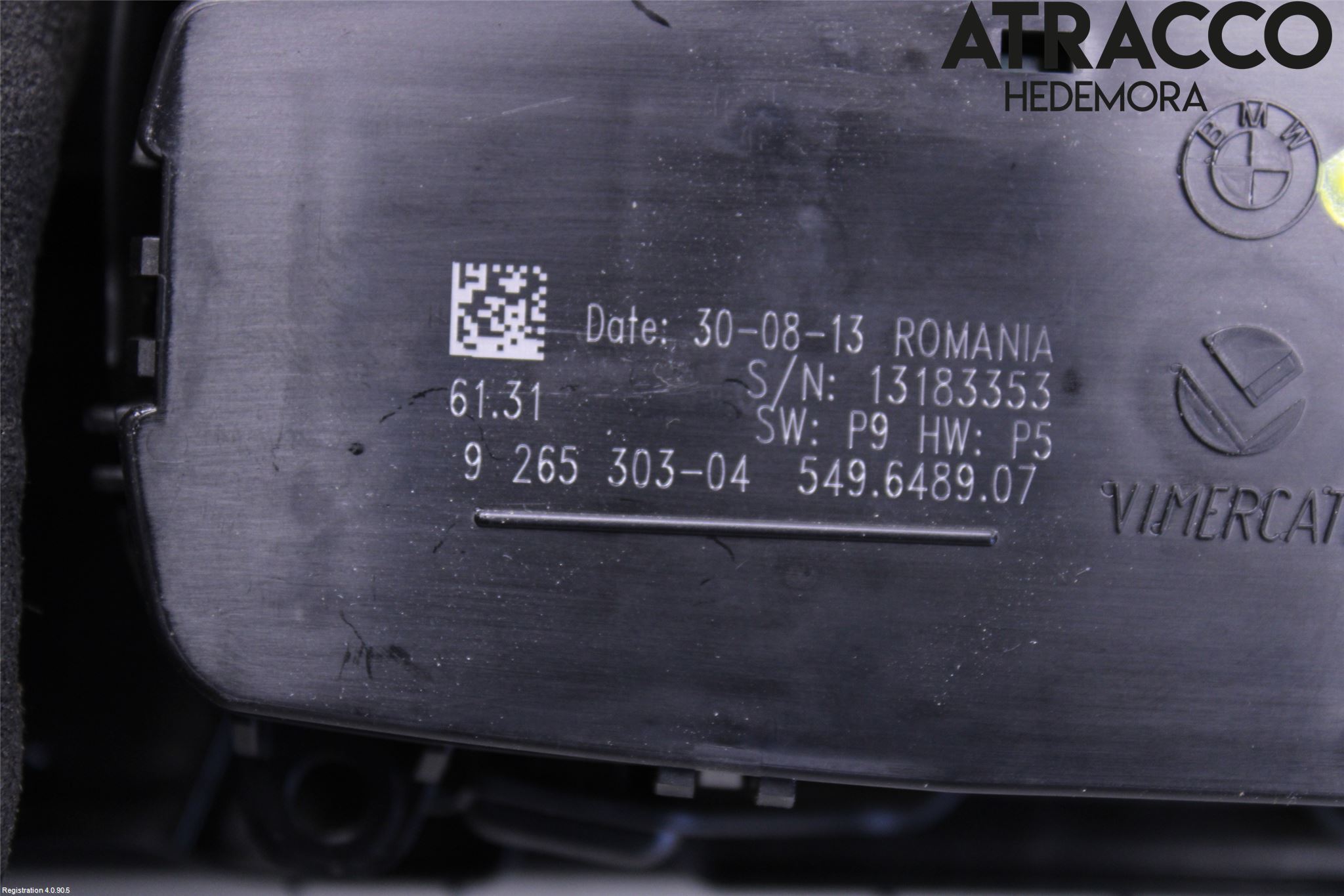 BMW 1 F20/F21 11-19 Bryter Hovedlys