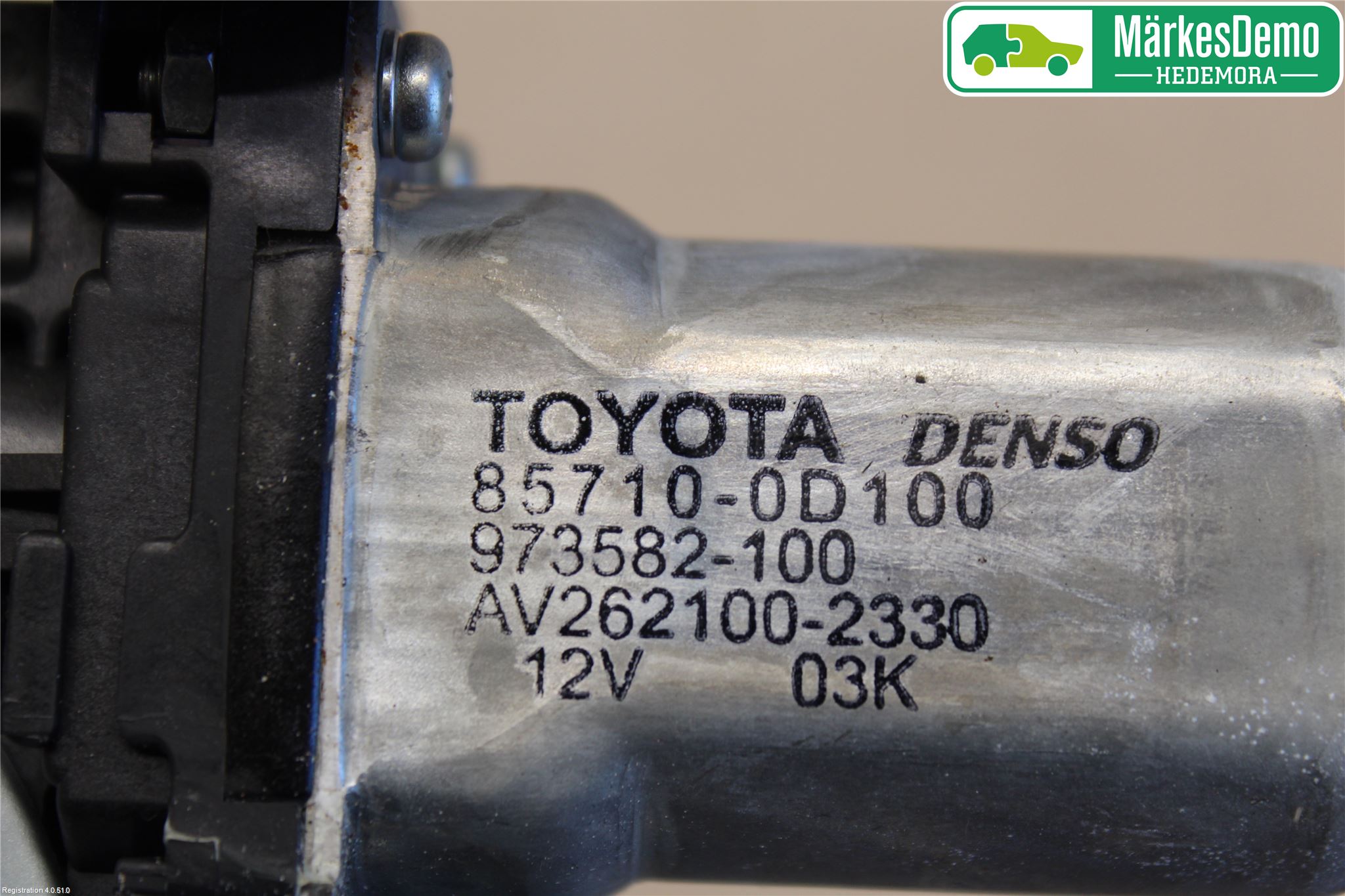 Toyota COROLLA 08-12 Vindusheis El Komp