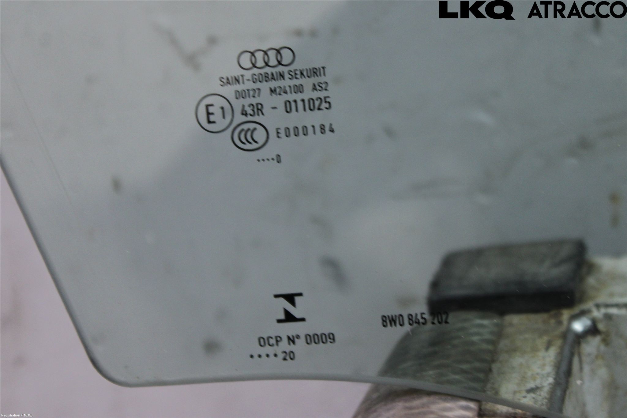 Audi A4/S4 B9 20- Dørrute Foran Høyre 4 Dørs