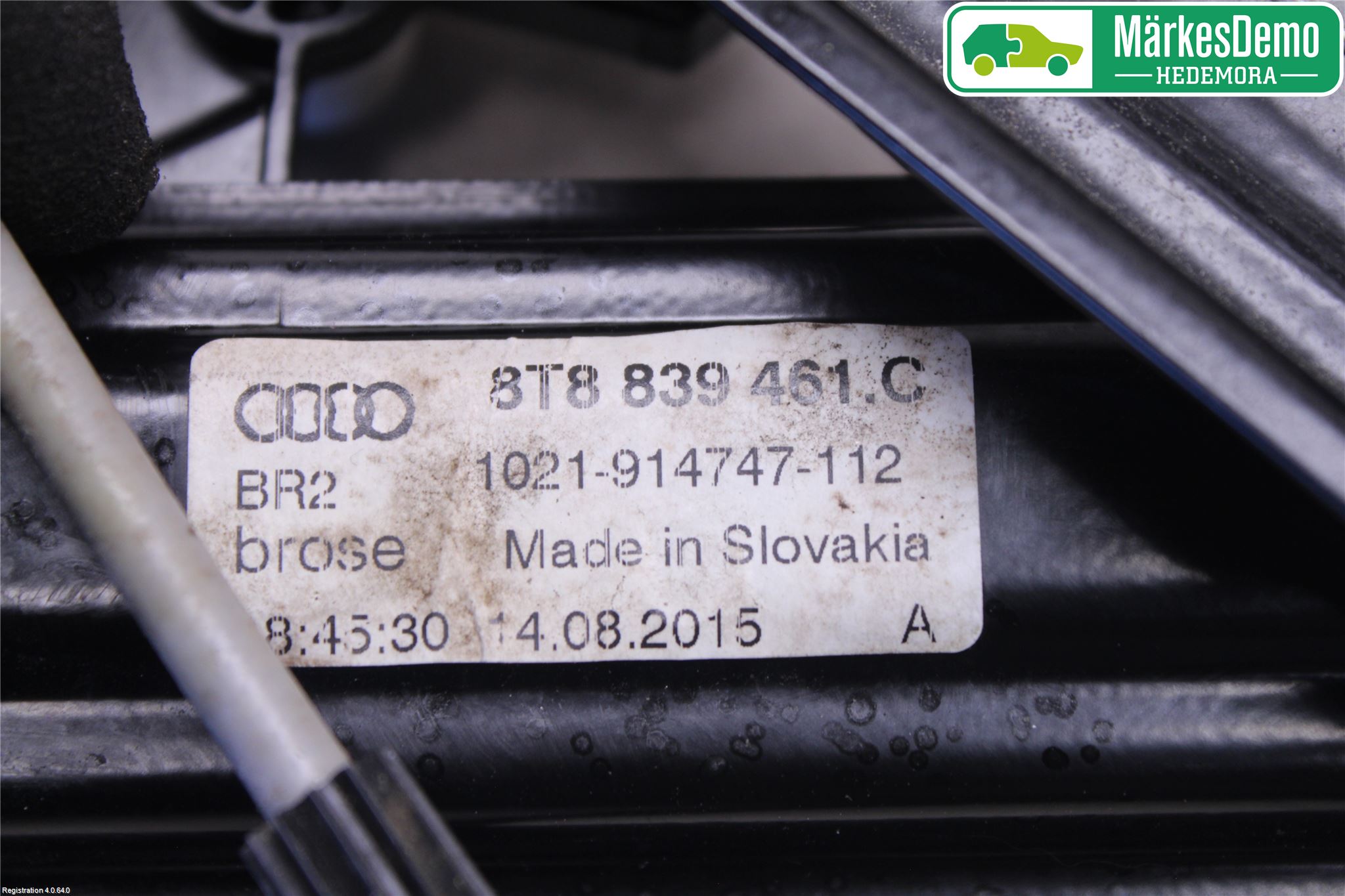 Audi A5 07-16 Vindusheis El Komp