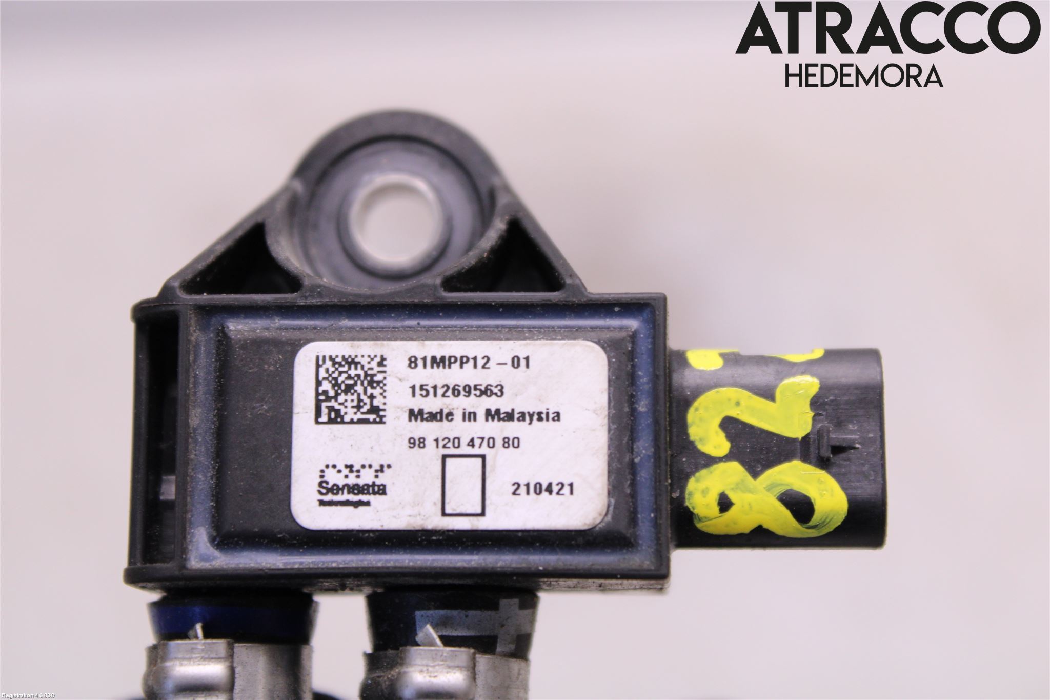 Peugeot 208/E-208 20- Sensor Temp-Trykk Avgass