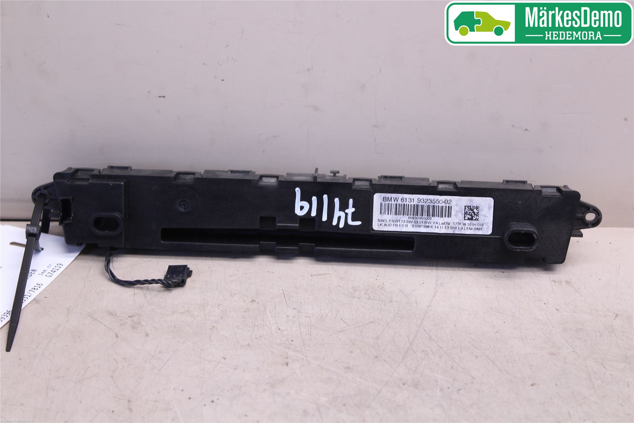 BMW 3 F30/F31/F80 12-19 Stereo Radio Med Cd