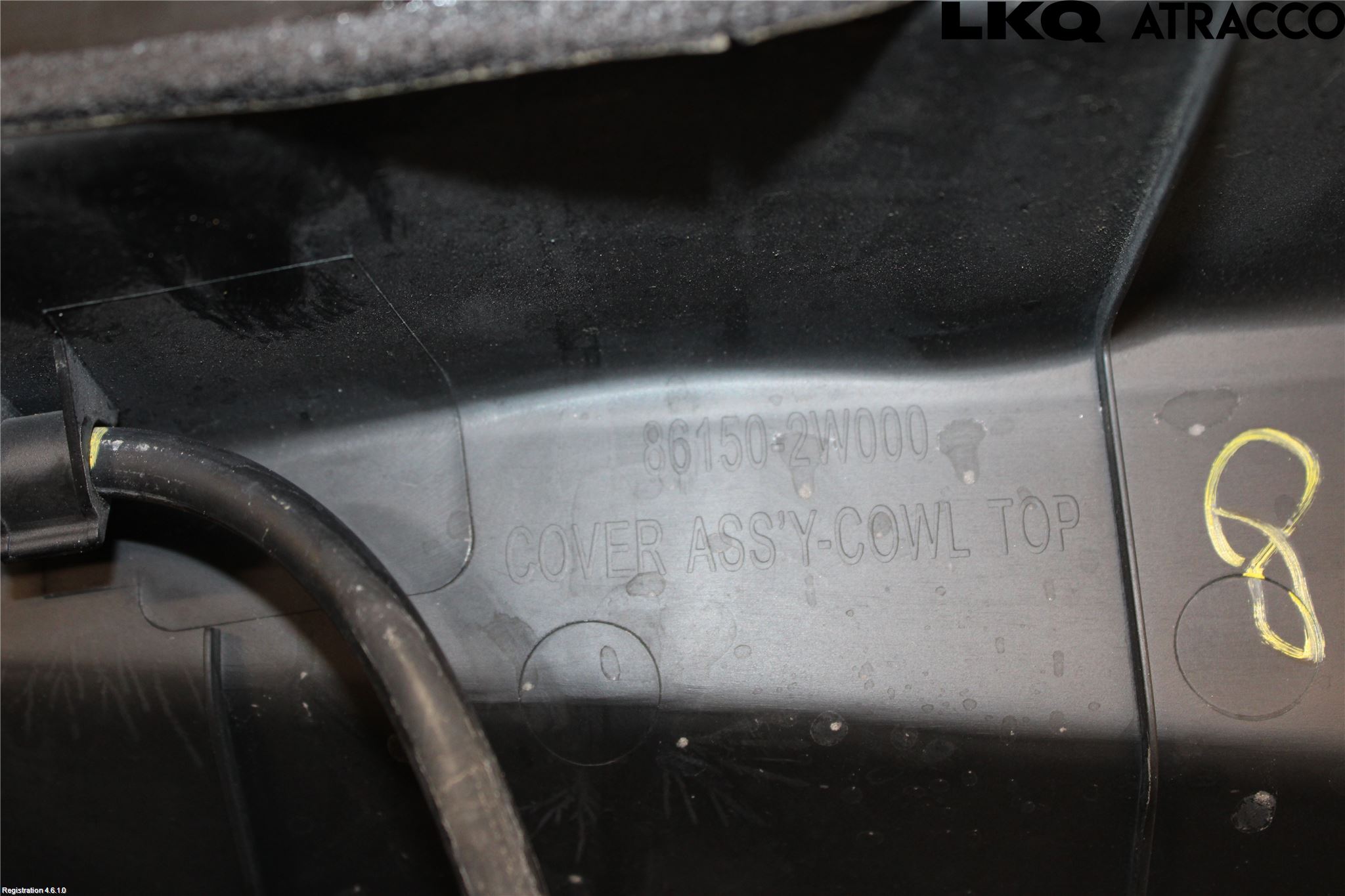 Hyundai SANTA FE 13-18 Visker Deksel-Grill-Under Frr