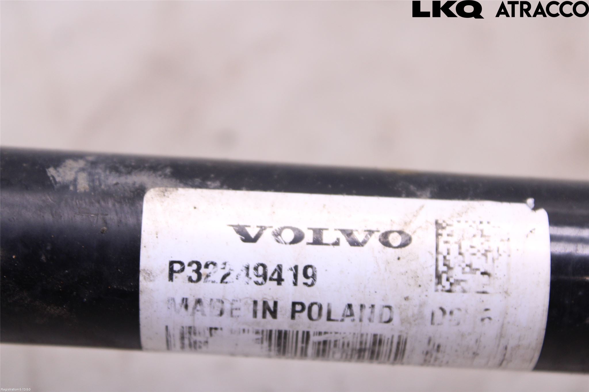 Volvo V60 19- Drivaksel Bak Kompl Høyre