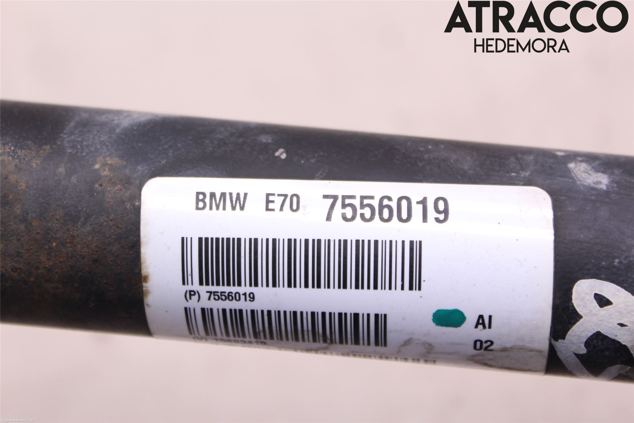 BMW X6 E71/E72   08-14 Mellomaksel Fremre 4Wd