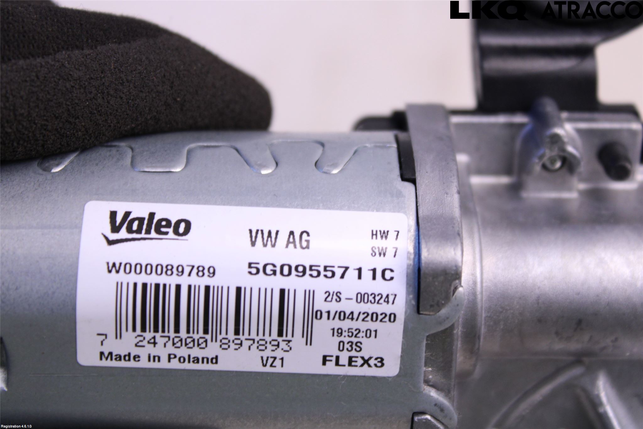 Volkswagen VW GOLF / E-GOLF VII 13-20 Viskermotor Bakluke