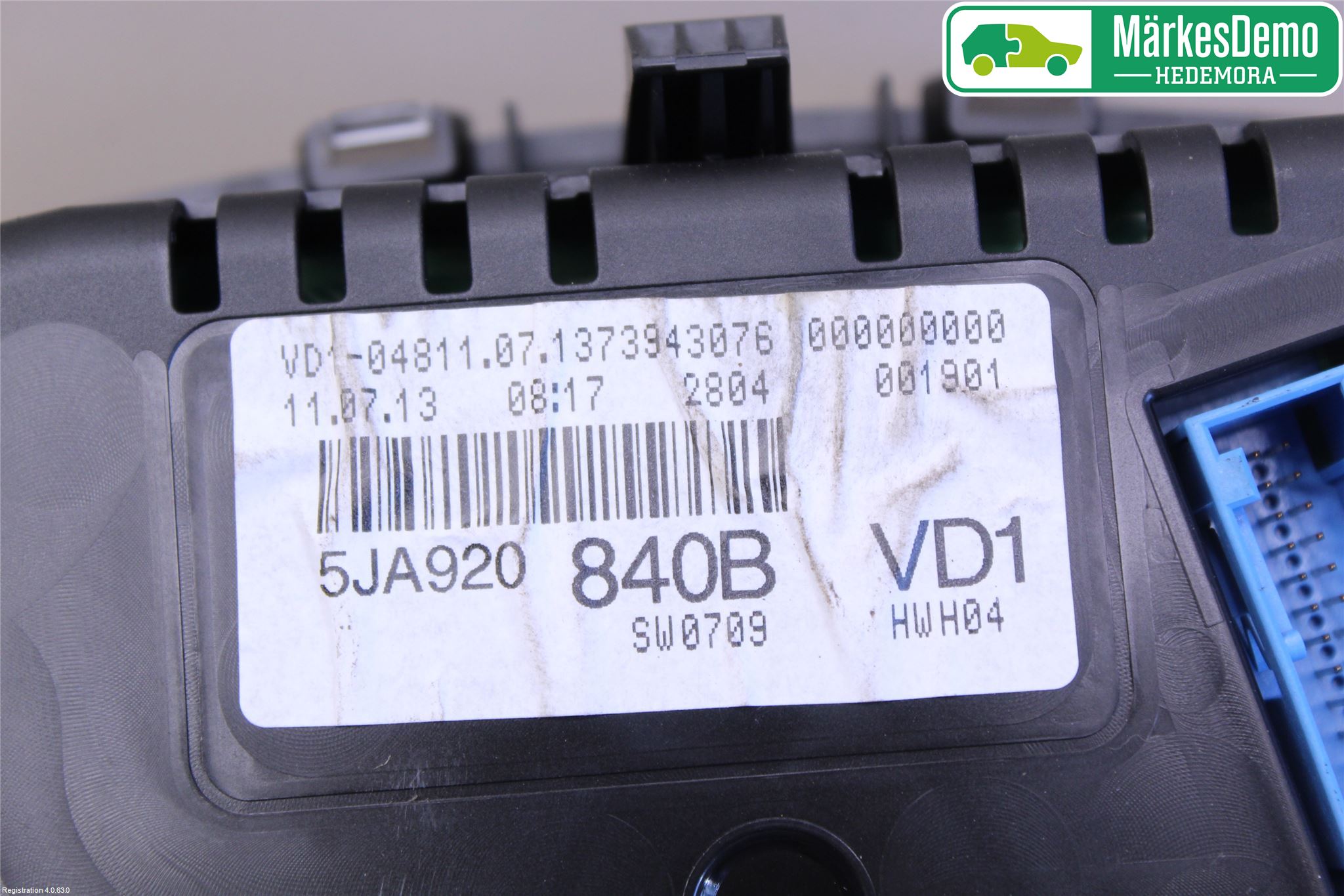 Skoda RAPID Instr Kombinert