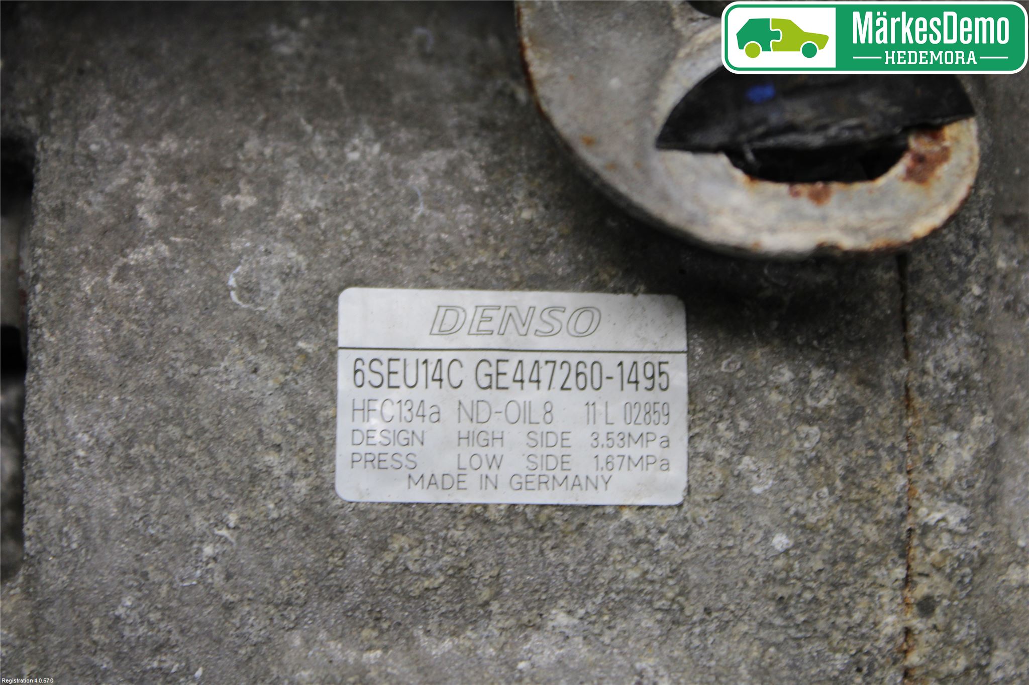 Toyota VERSO 09-18 Varme Ac Kompressor