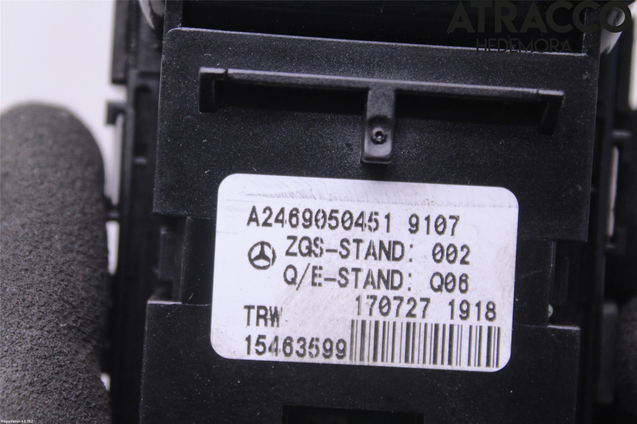 Mercedes-Benz MB CLA-KLASS (C117/X117) 13-19 Bryter Parkeringsbrems