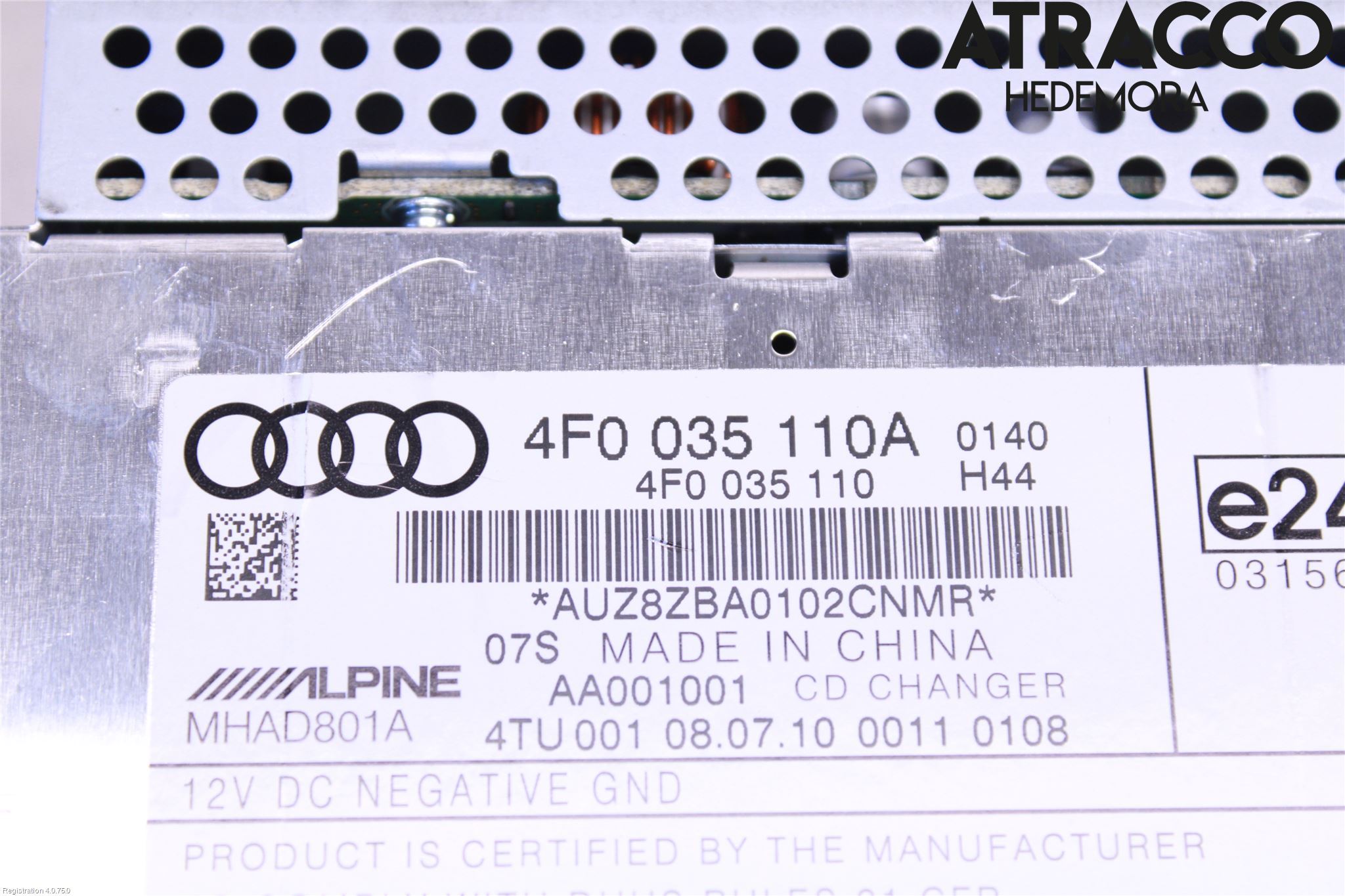 Audi Q7/SQ7 Stereo Radio Med Cd