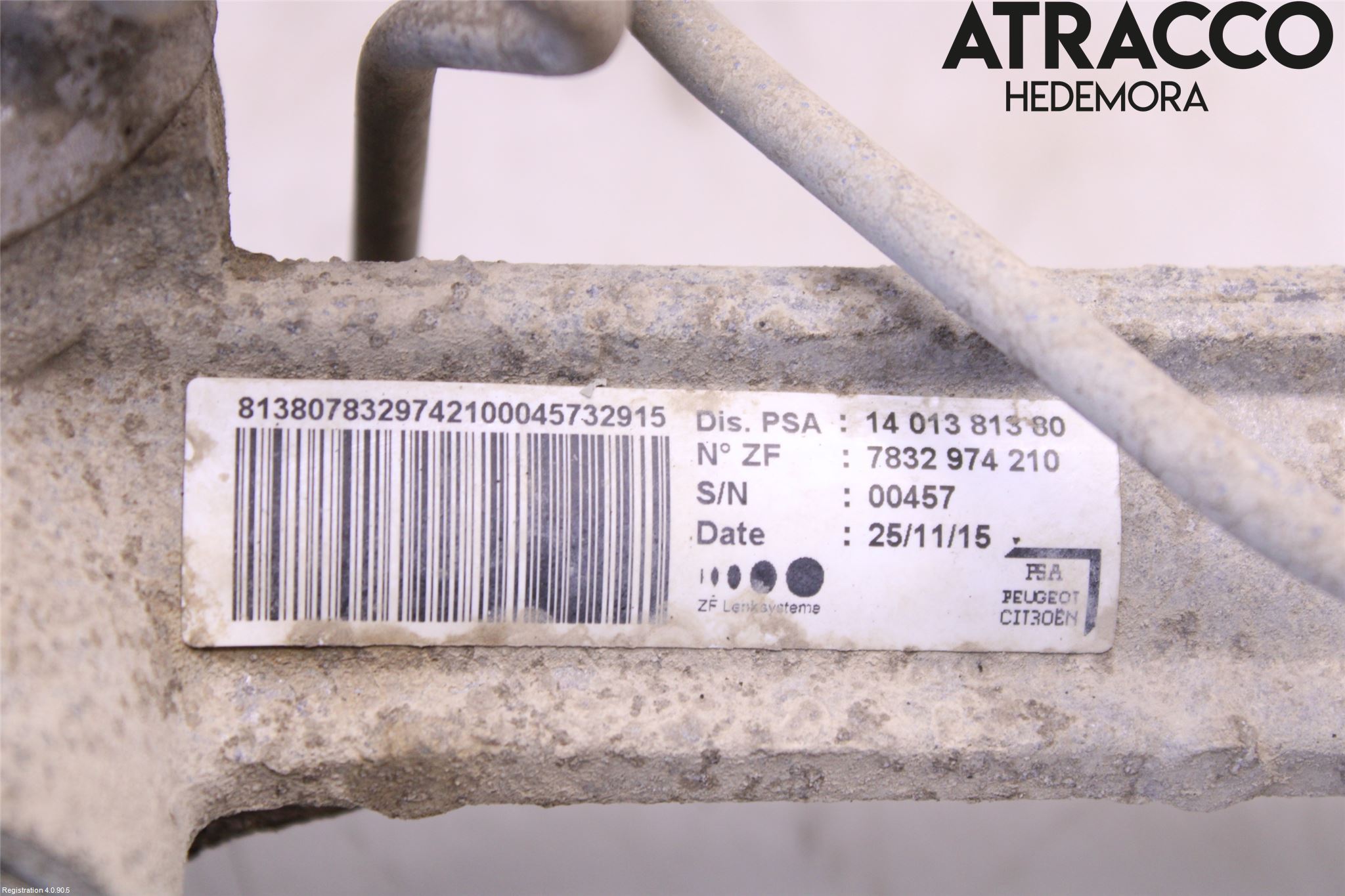 Fiat SCUDO 07-16 Servo Snekke - Tannstang