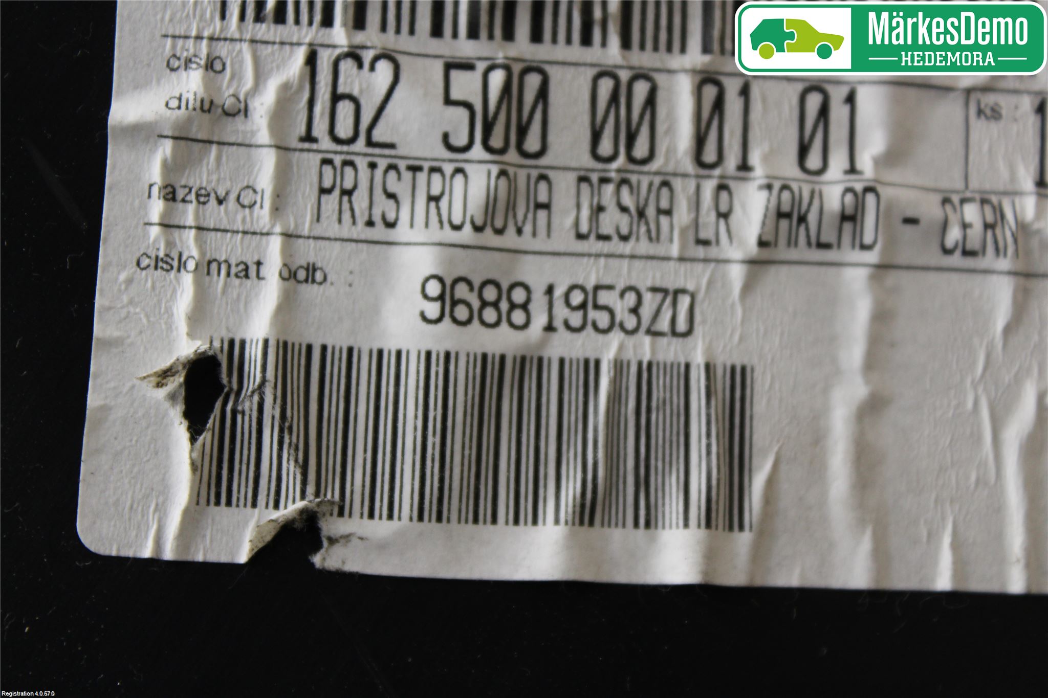 Citroen C3 PICASSO Innr Hanskerom