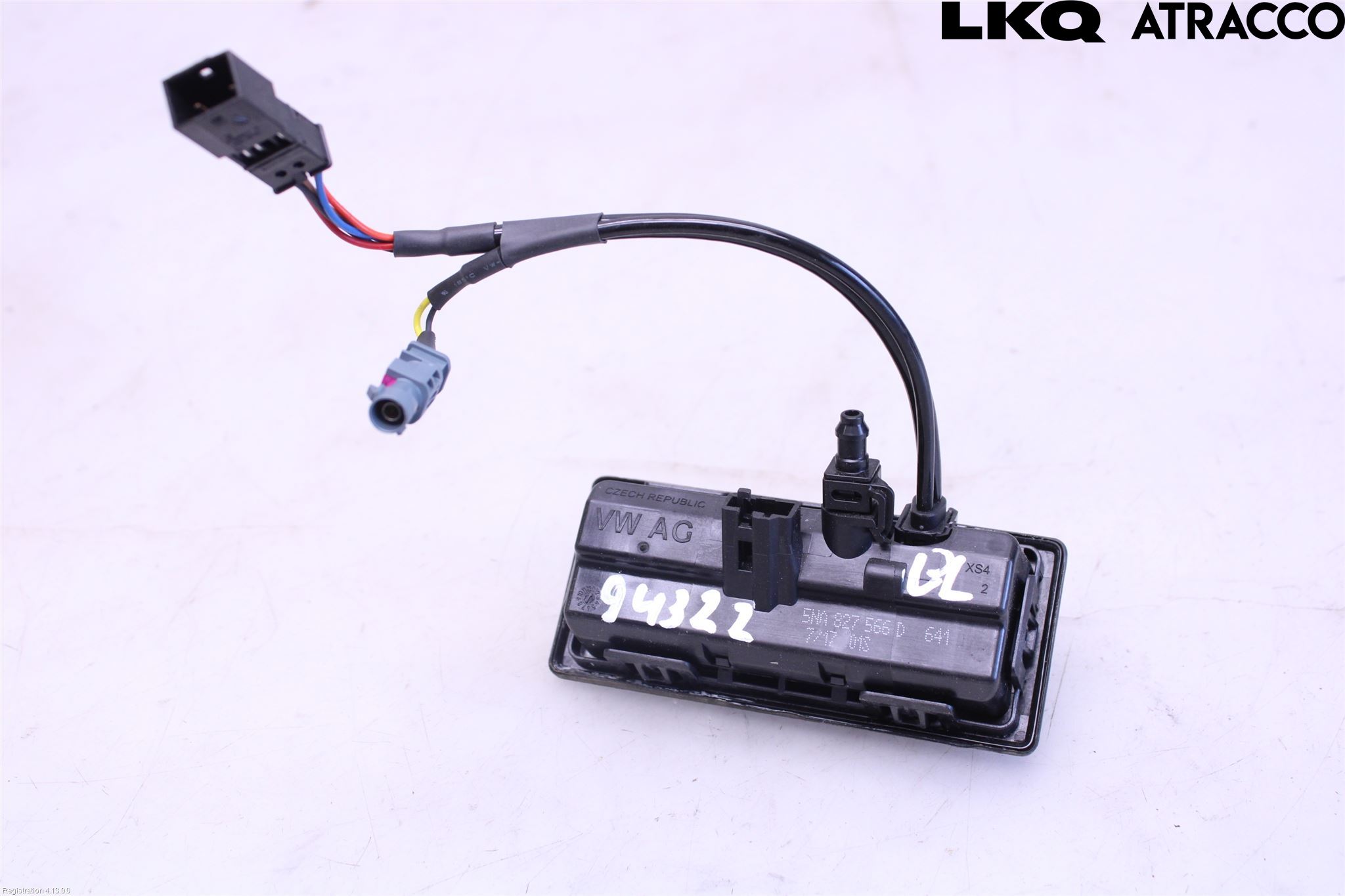 Volkswagen VW TIGUAN 16-24 Bakluke Handtak Ytre