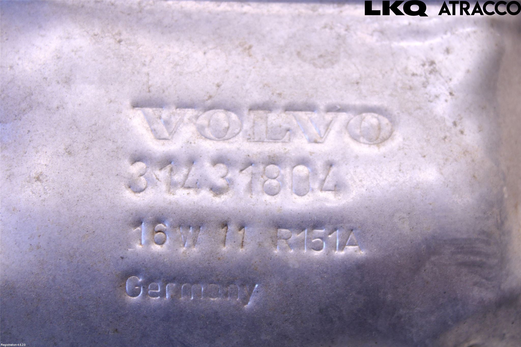 Volvo V40 12-19 Eksos Forvarmingsplate