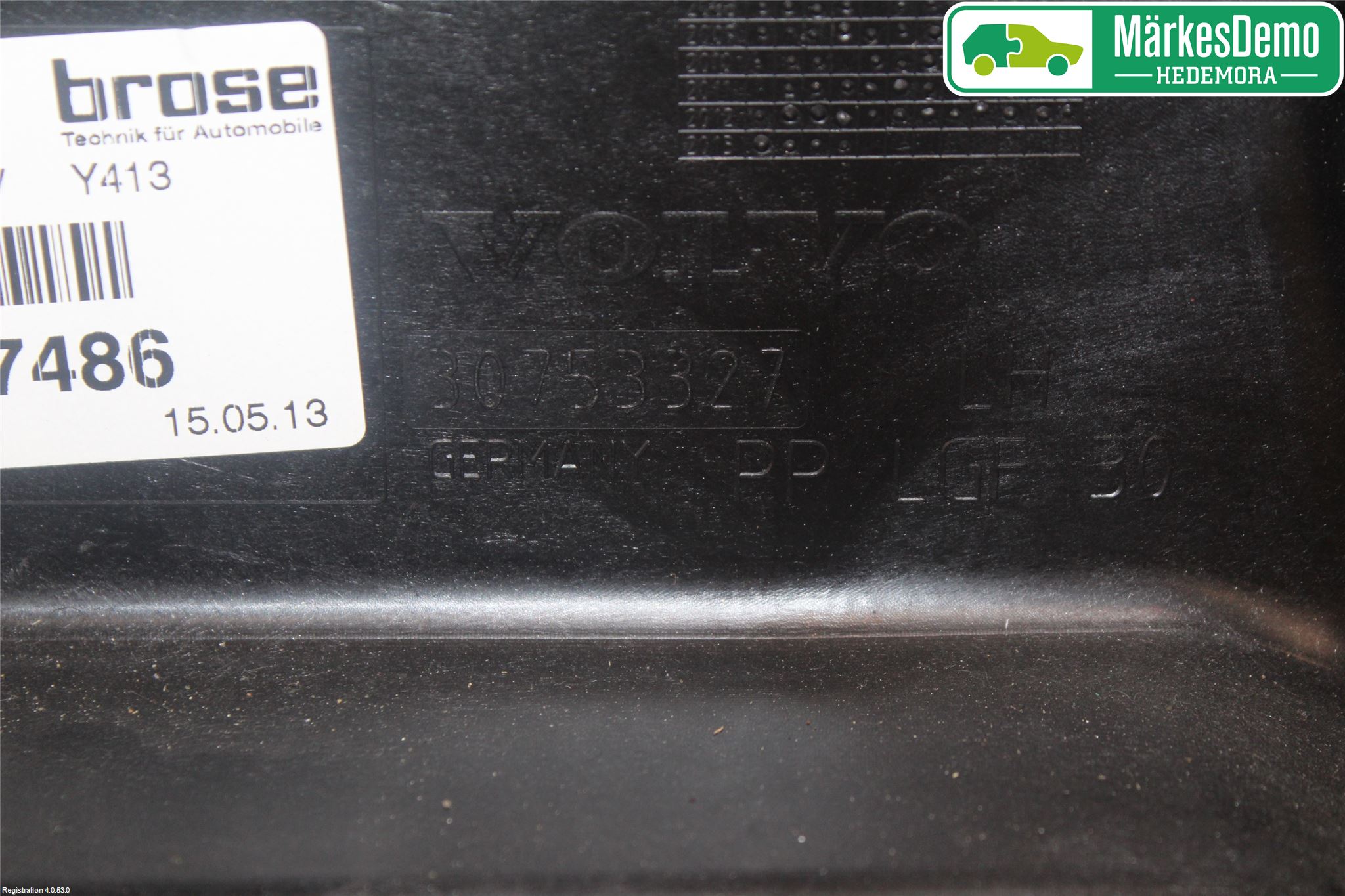 Volvo XC60 09-13 Vindusheismotor