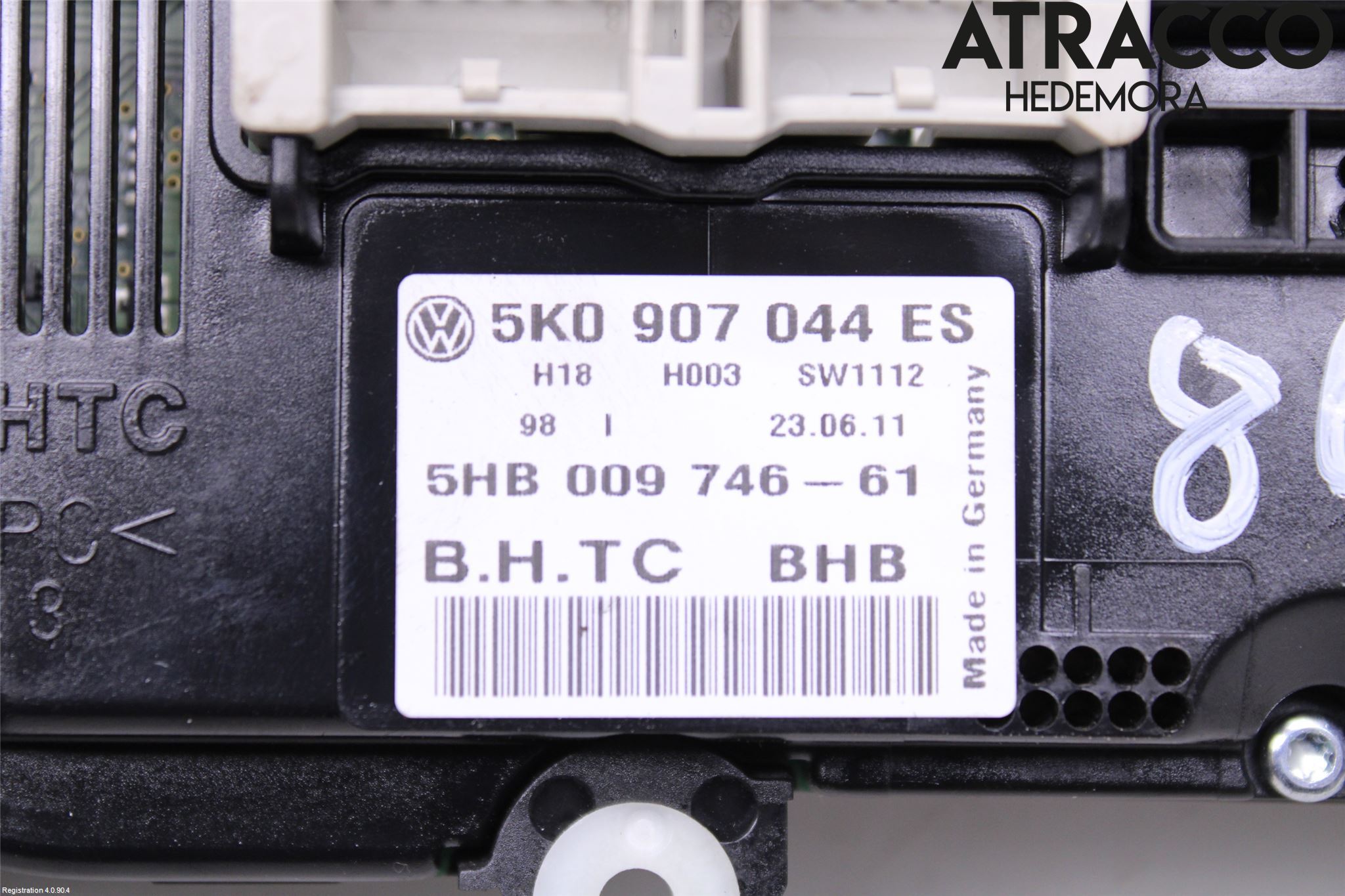 Volkswagen VW PASSAT 11-14 Varme Ac Betjening-Display