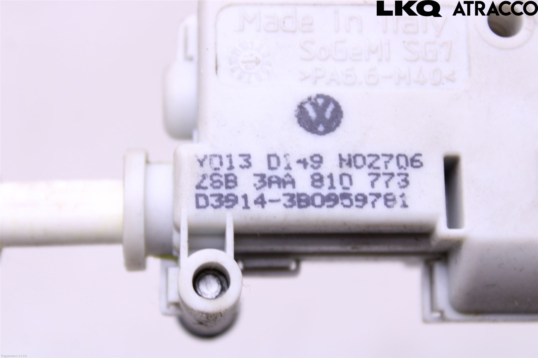 Volkswagen VW PASSAT 11-14 Sentrallåsmotor Tankluke