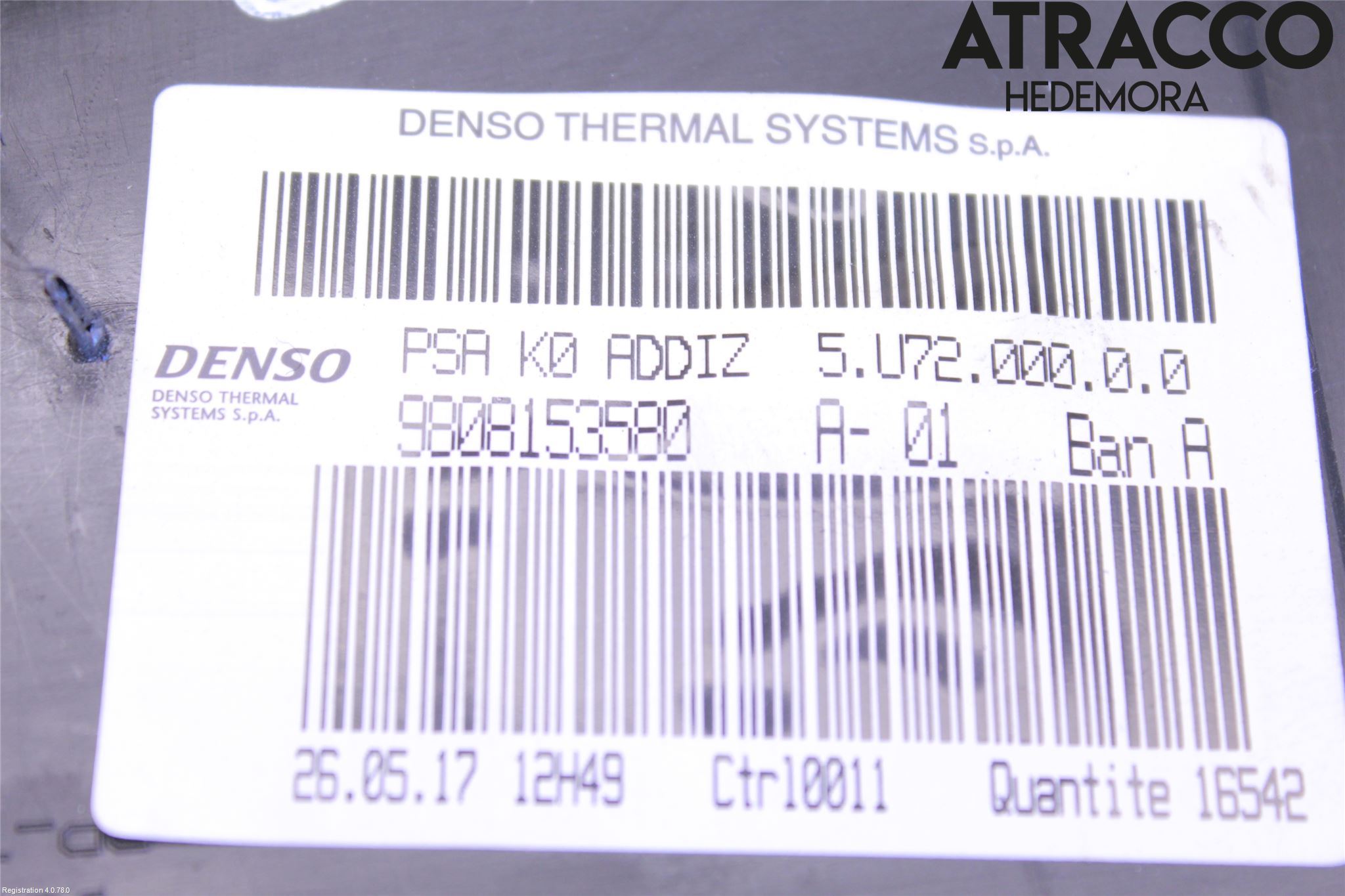 Toyota PROACE II 16- Varmeapparat Ekstra (Bak)