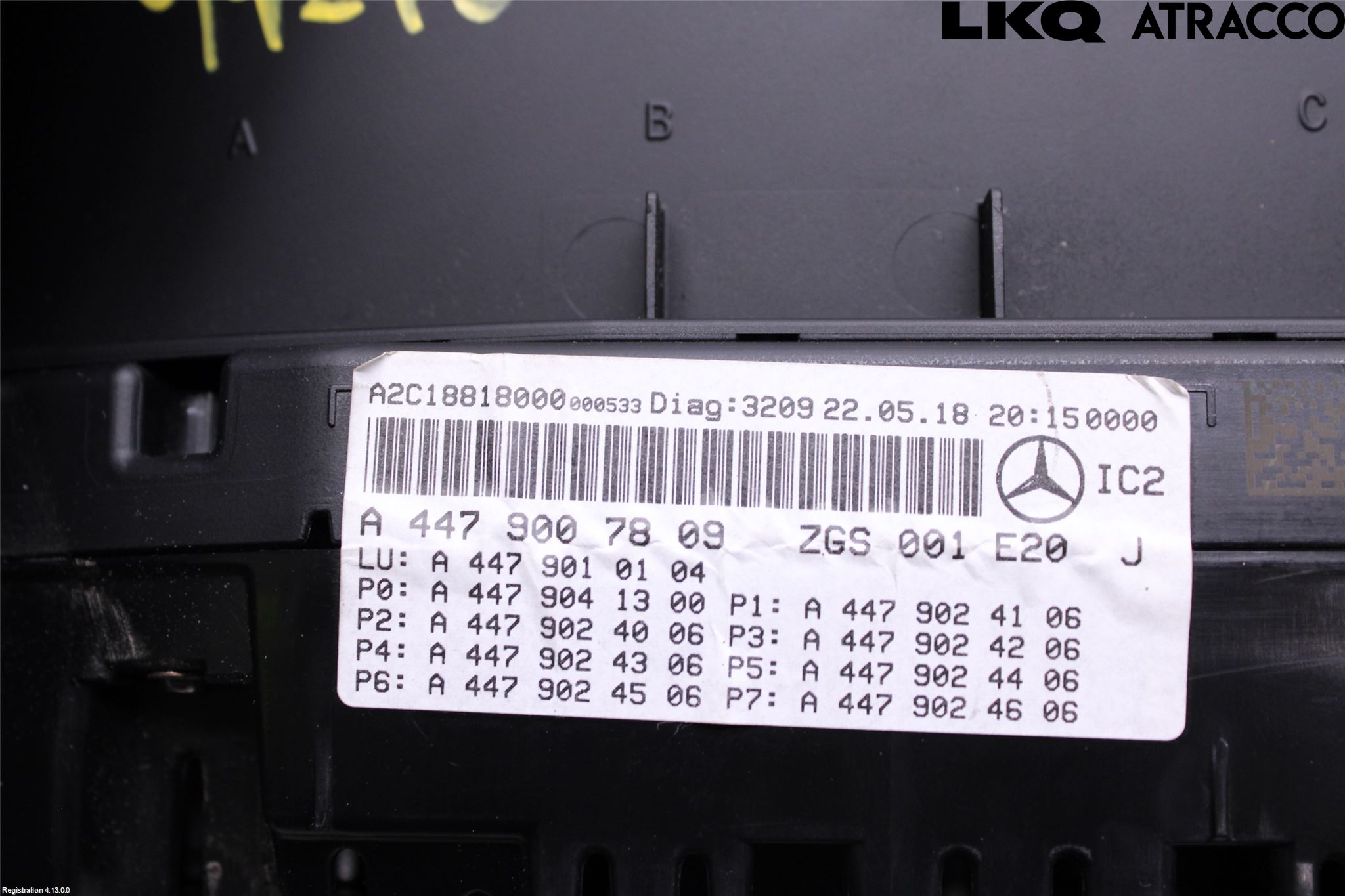 Mercedes-Benz MB VITO/V-KLASS (W640,W447,W448) 14- Instr Kombinert