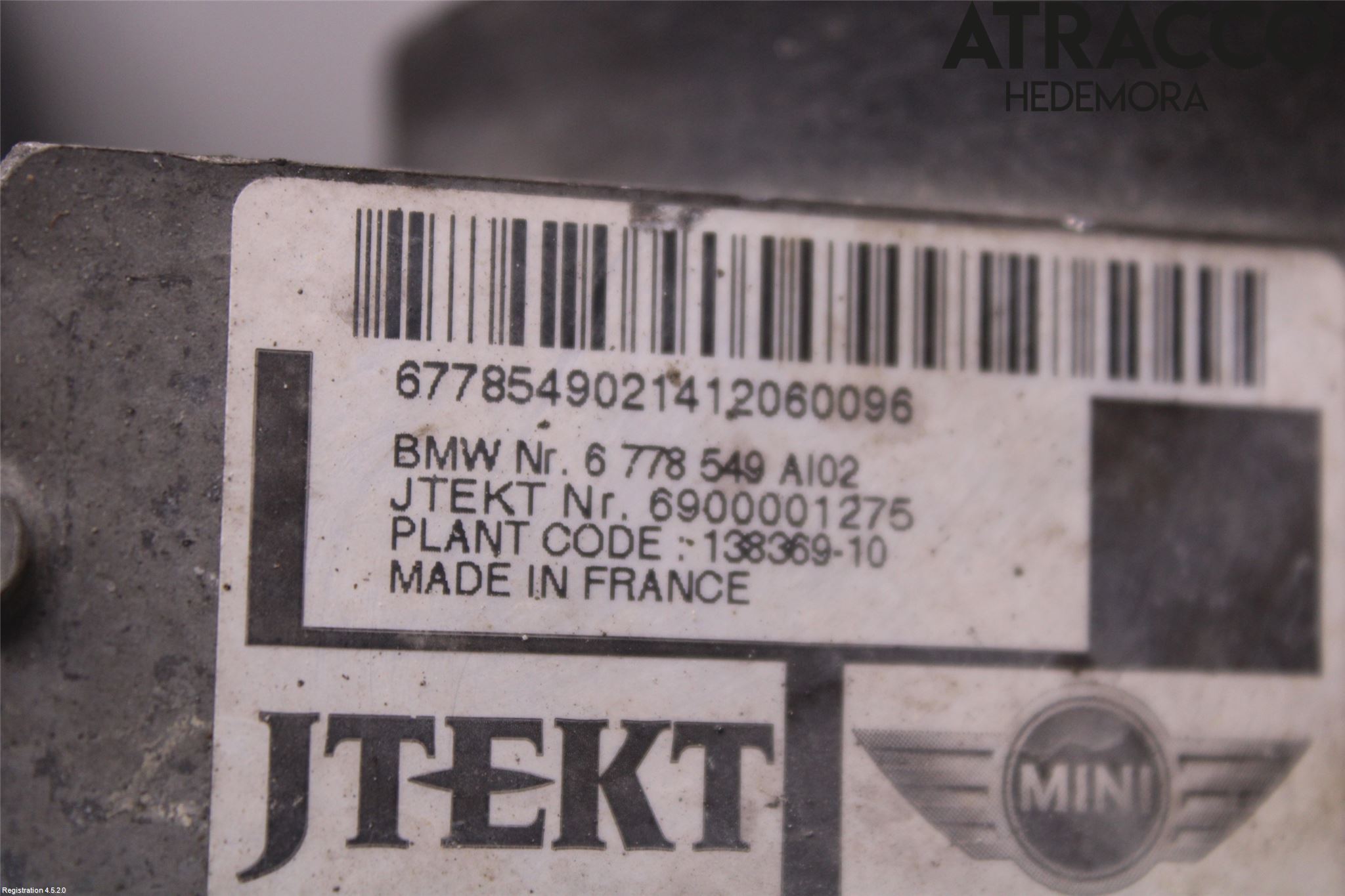 Mini COUPE R56 05-14 Styrväxel/Snäcka Elektrisk