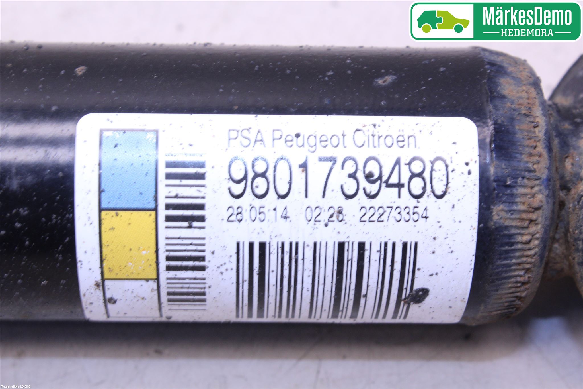 Citroen C3 10-17 Støtdemper Bak