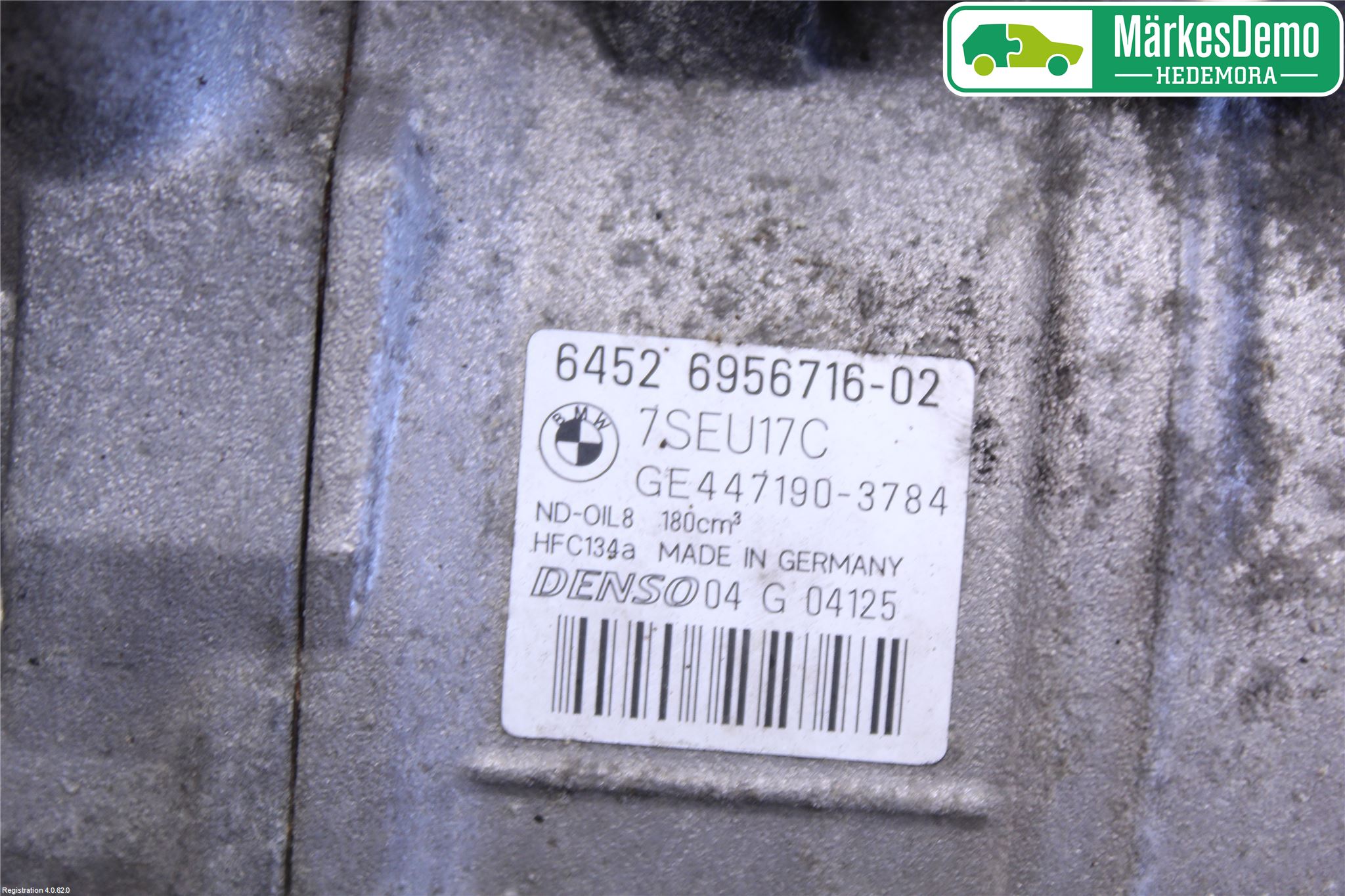 BMW 3 E90/91 SED/TOU 05-12 Varme Ac Kompressor