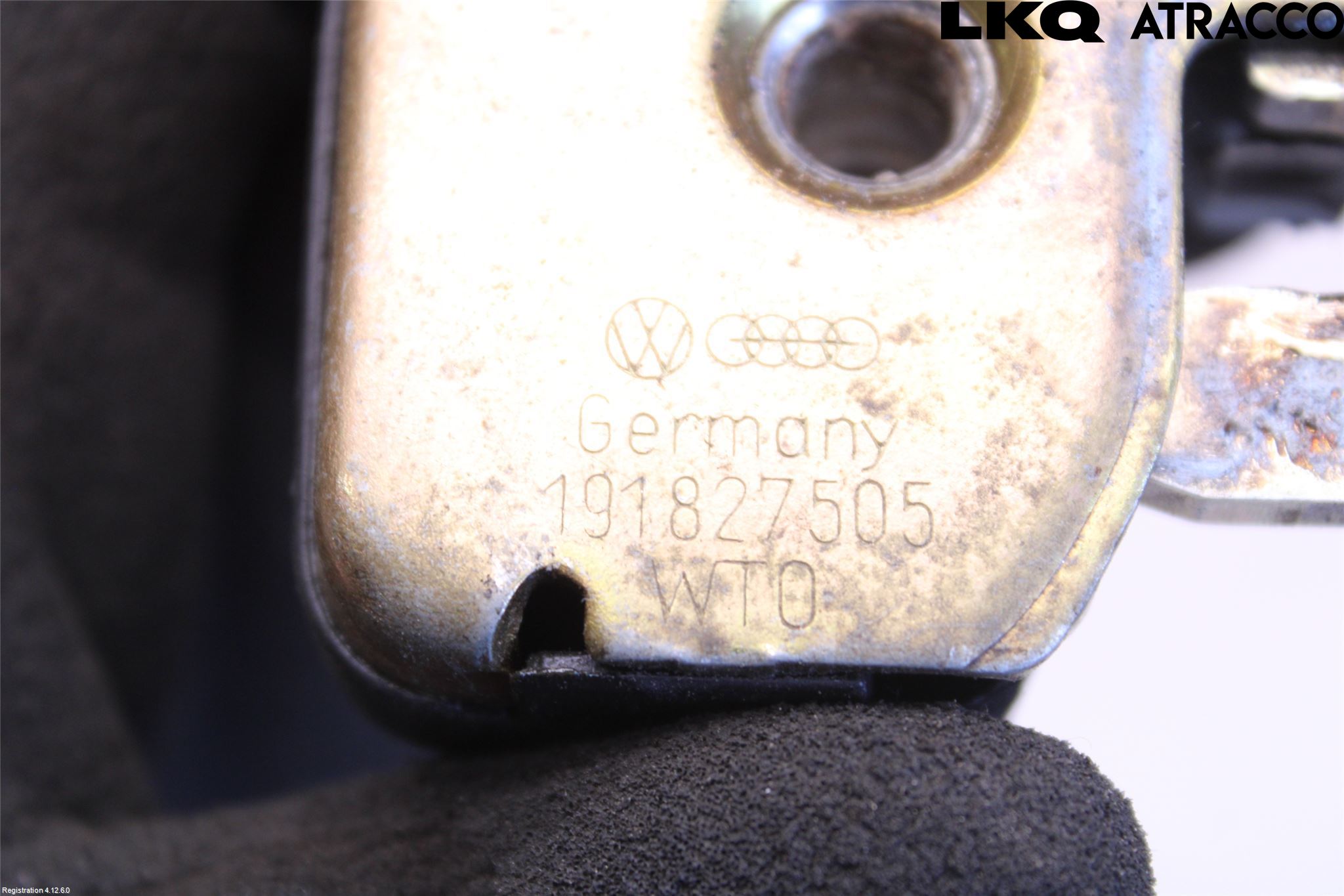 Volkswagen VW GOLF II 84-91 Bakluke-Lokk Låsekasse