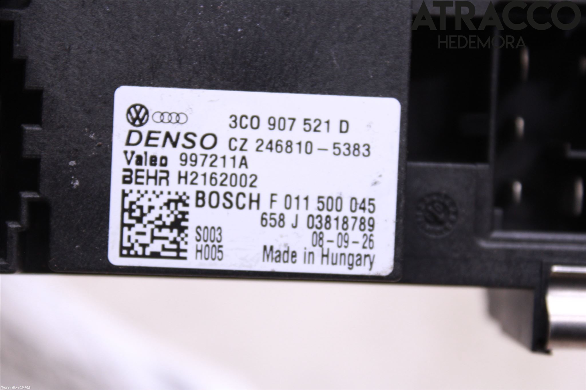 Volkswagen VW TIGUAN 07-16 Varmeapparat Viftemotstand