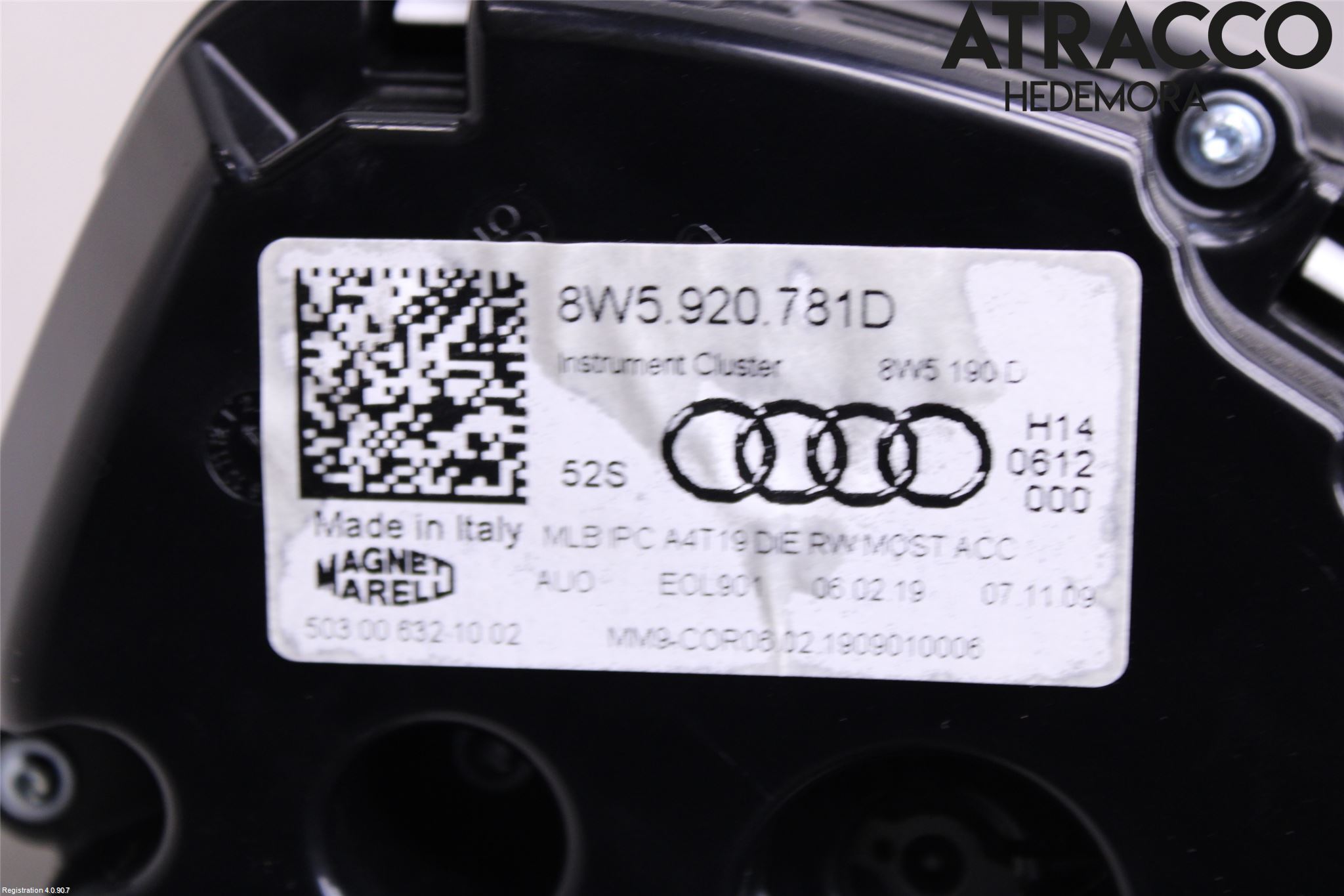 Audi A4/S4 B9 20- Instr Kombinert