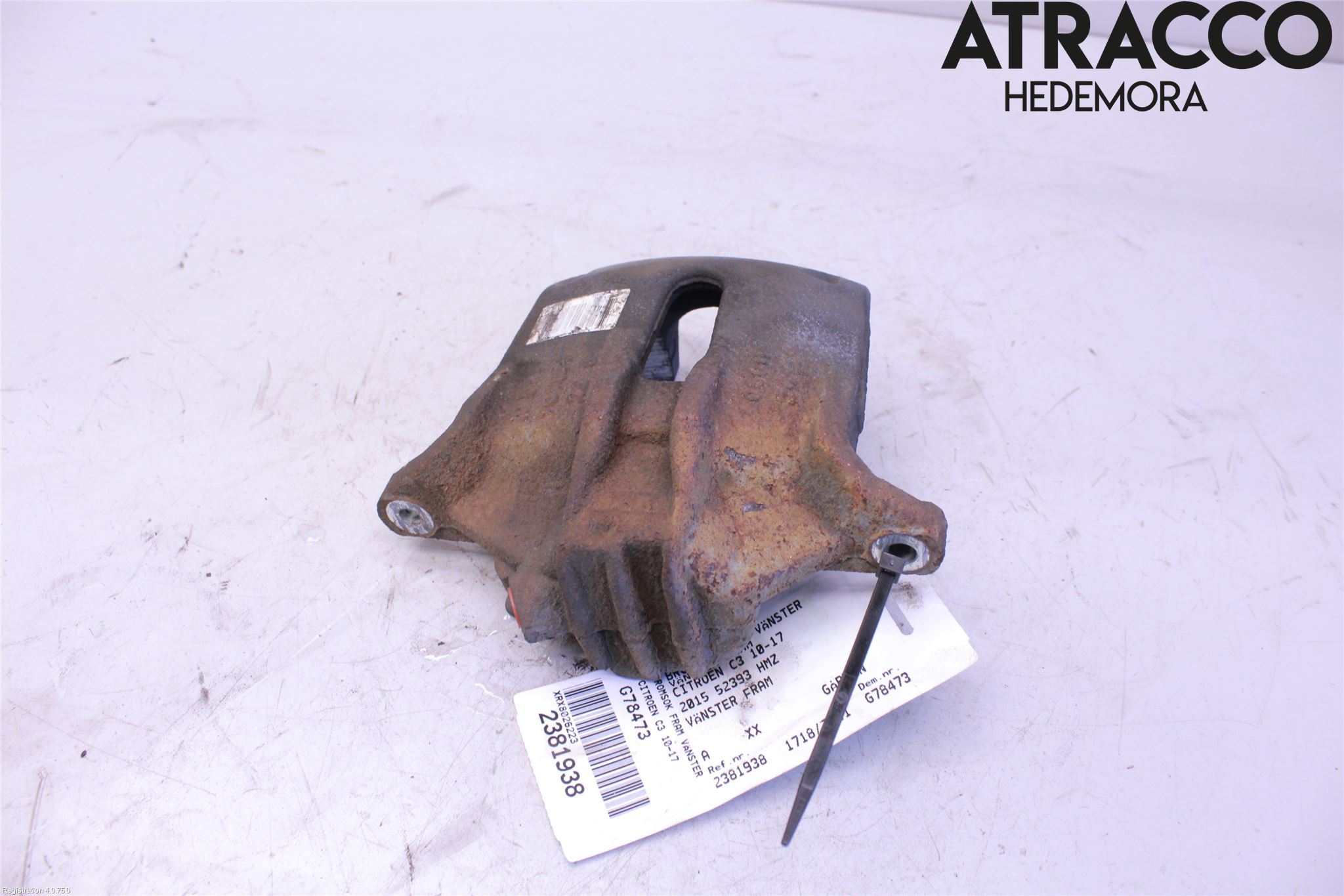 Citroen C3 10-17 Bremsecaliper Foran Venstre