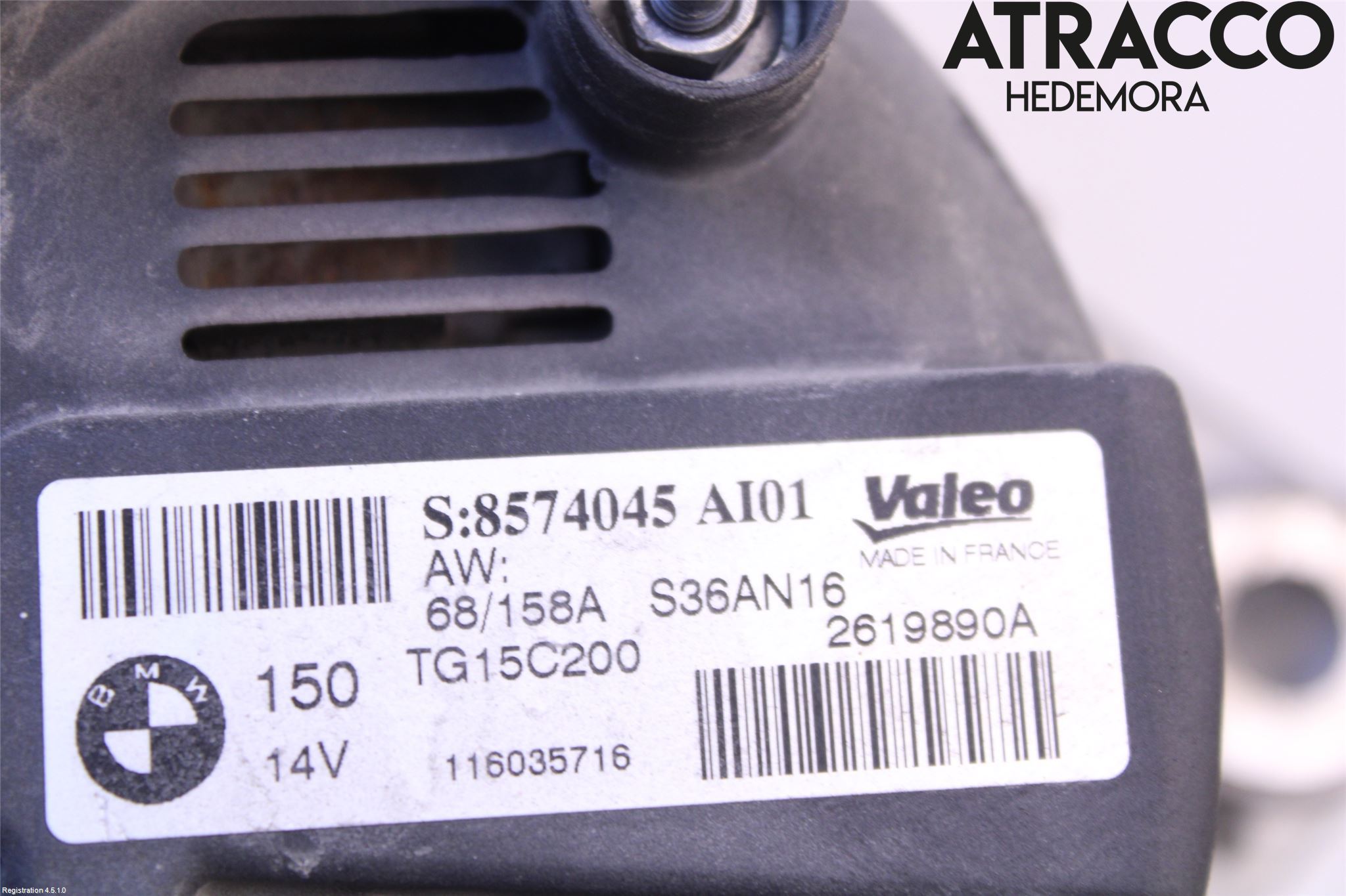 Toyota AVENSIS 09-15 Dynamo