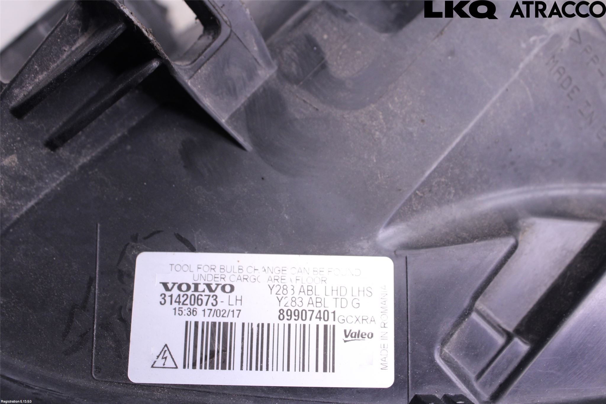 Volvo V60 11-13 Frontlykt Venstre