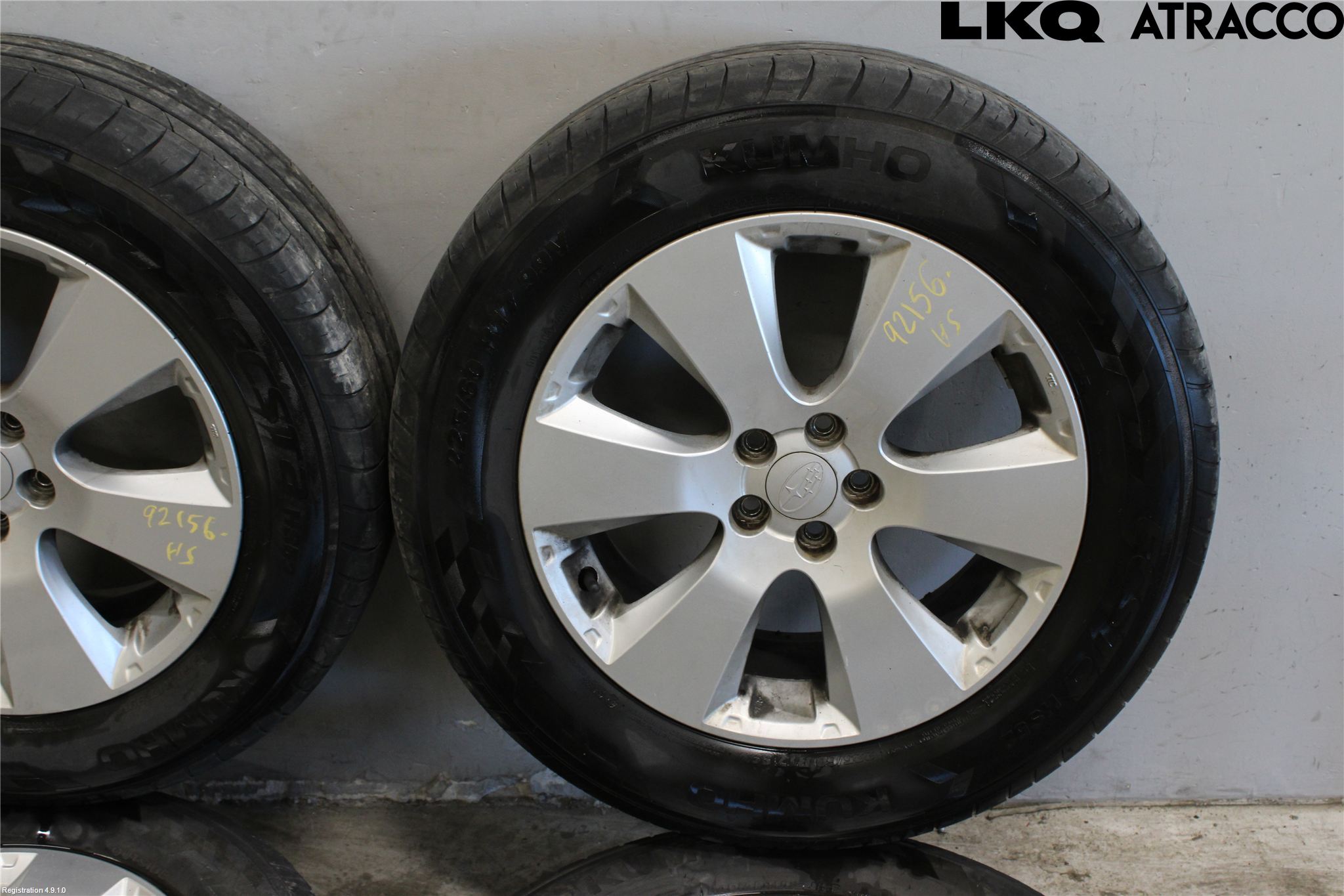 Subaru OUTBACK 10-15 Dekk Sommer På Alu Felg 4Stk