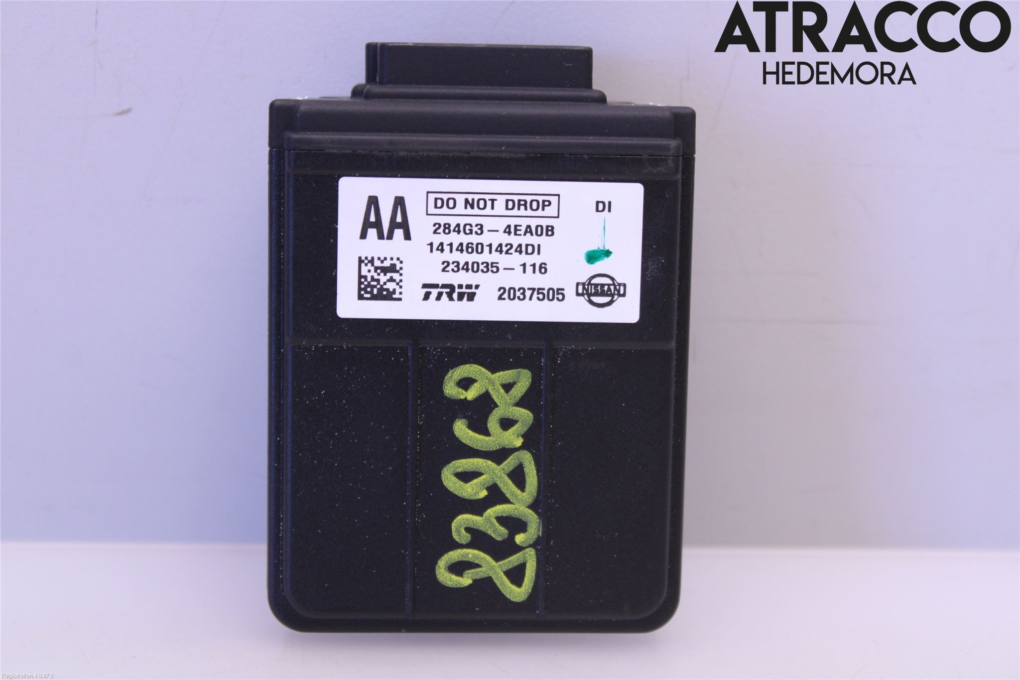 Nissan QASHQAI 14-17 Sensor Kollisjonsbeskyttelse