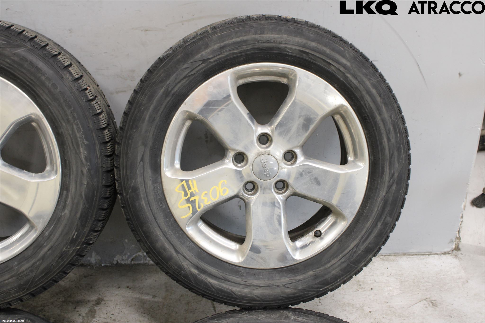Jeep GRAND CHEROKEE 10-20 Dekk Vinter På Alu Felg 4Stk