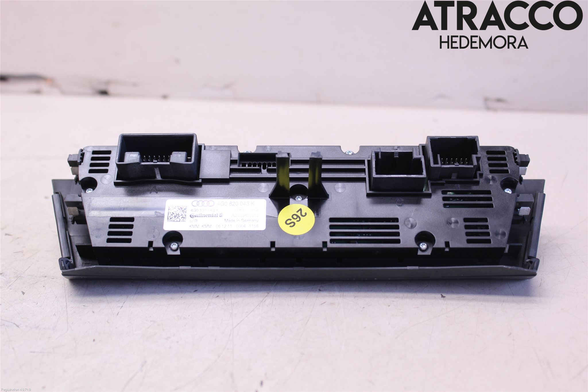 Audi A6/S6 4G 11-18 Varme Ac Betjening-Display